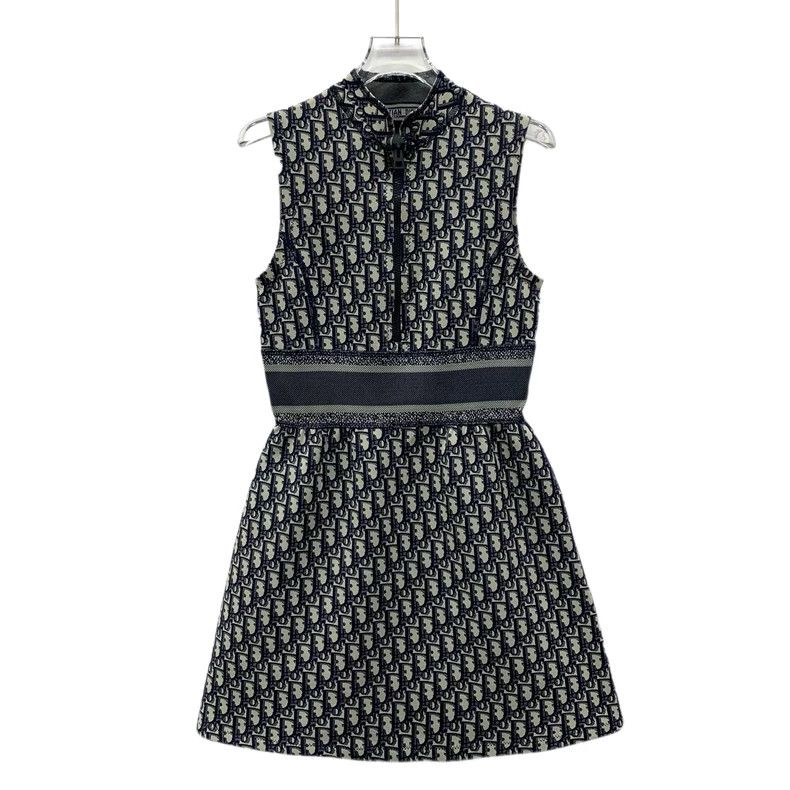 Dior Dior Color block logo jacquard full print half-zip sleevel Size XXS / US 00 / IT 34 - 1 Thumbnail