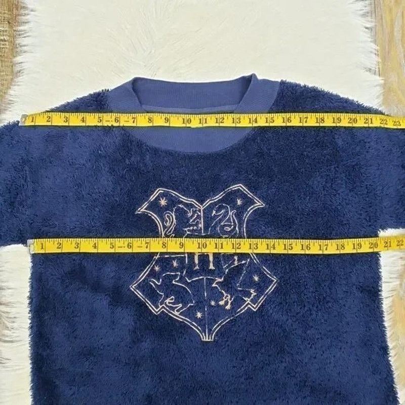 Warner Bros Harry Potter Hogwarts Fuzzy Fleece Sweater Sleepwear Top M Size M / US 6-8 / IT 42-44 - 8 Thumbnail