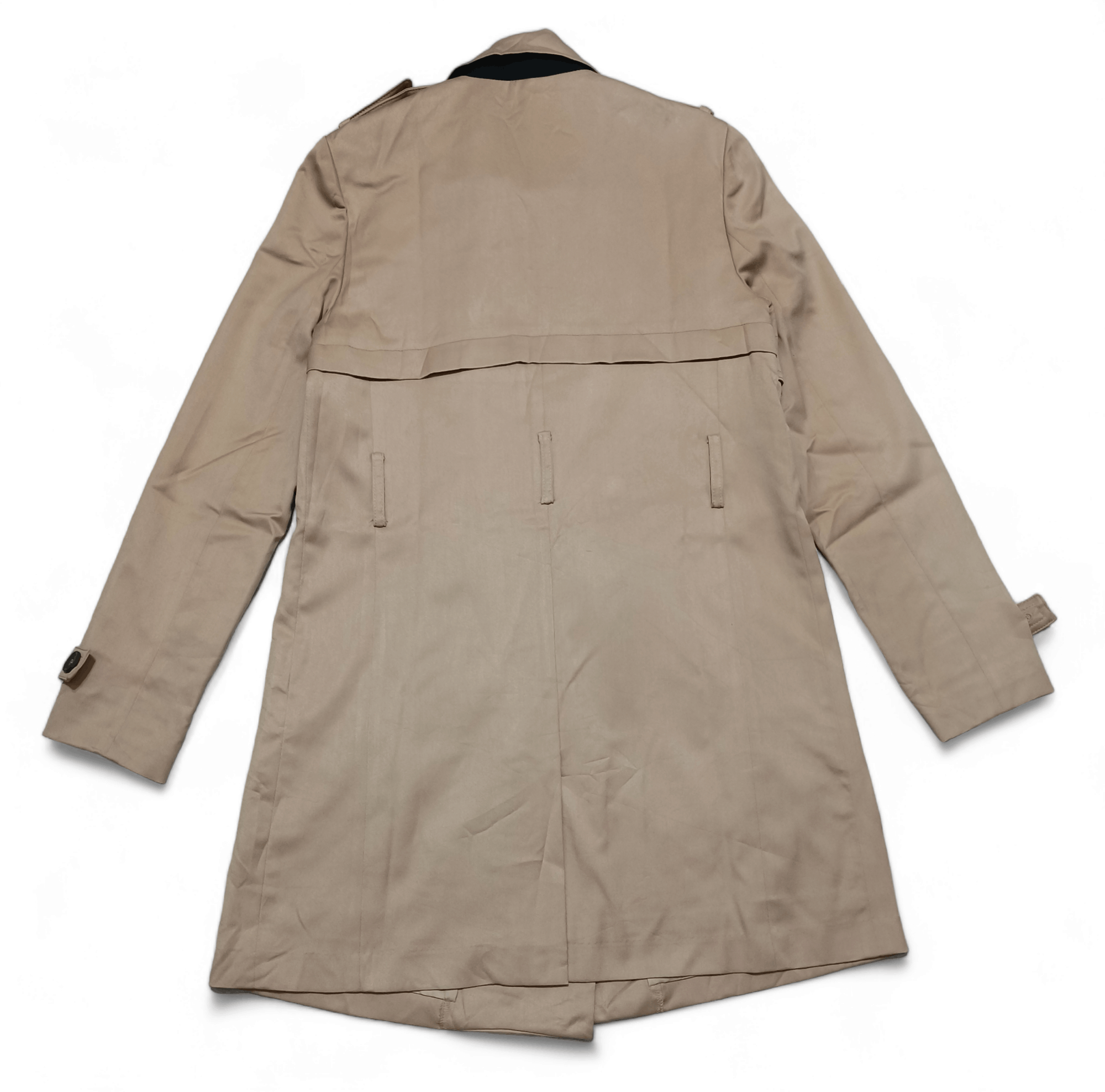 Other SATIN Women's Beige Korean Trench Coat Size XS / US 0-2 / IT 36-38 - 3 Thumbnail