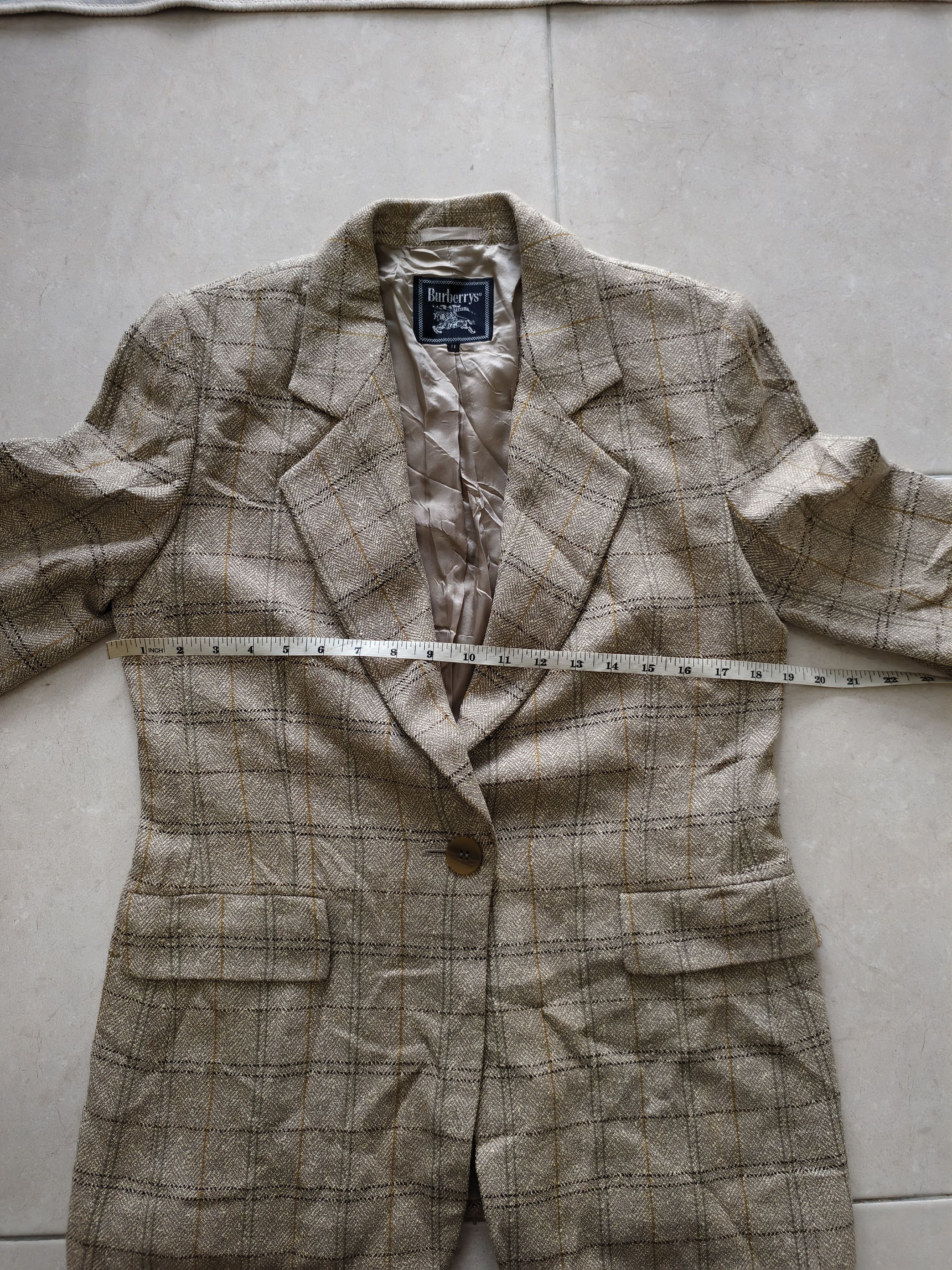 Burberry × Burberry Prorsum × Vintage 🔥STEALS🔥Very Rare Vintage Burberry Silk Lining Coat Size S / US 4 / IT 40 - 9 Thumbnail