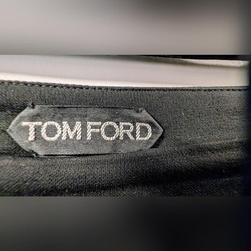 Tom Ford Tom Ford Black Skinny Ruched High Waisted Pants Size 27" / US 4 / IT 40 - 7 Thumbnail