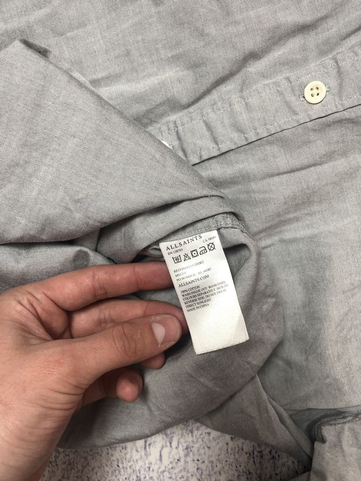 Allsaints Luxury shirt Allsaints men’s y2k size S vintage ykk drill Size US S / EU 44-46 / 1 - 6 Thumbnail
