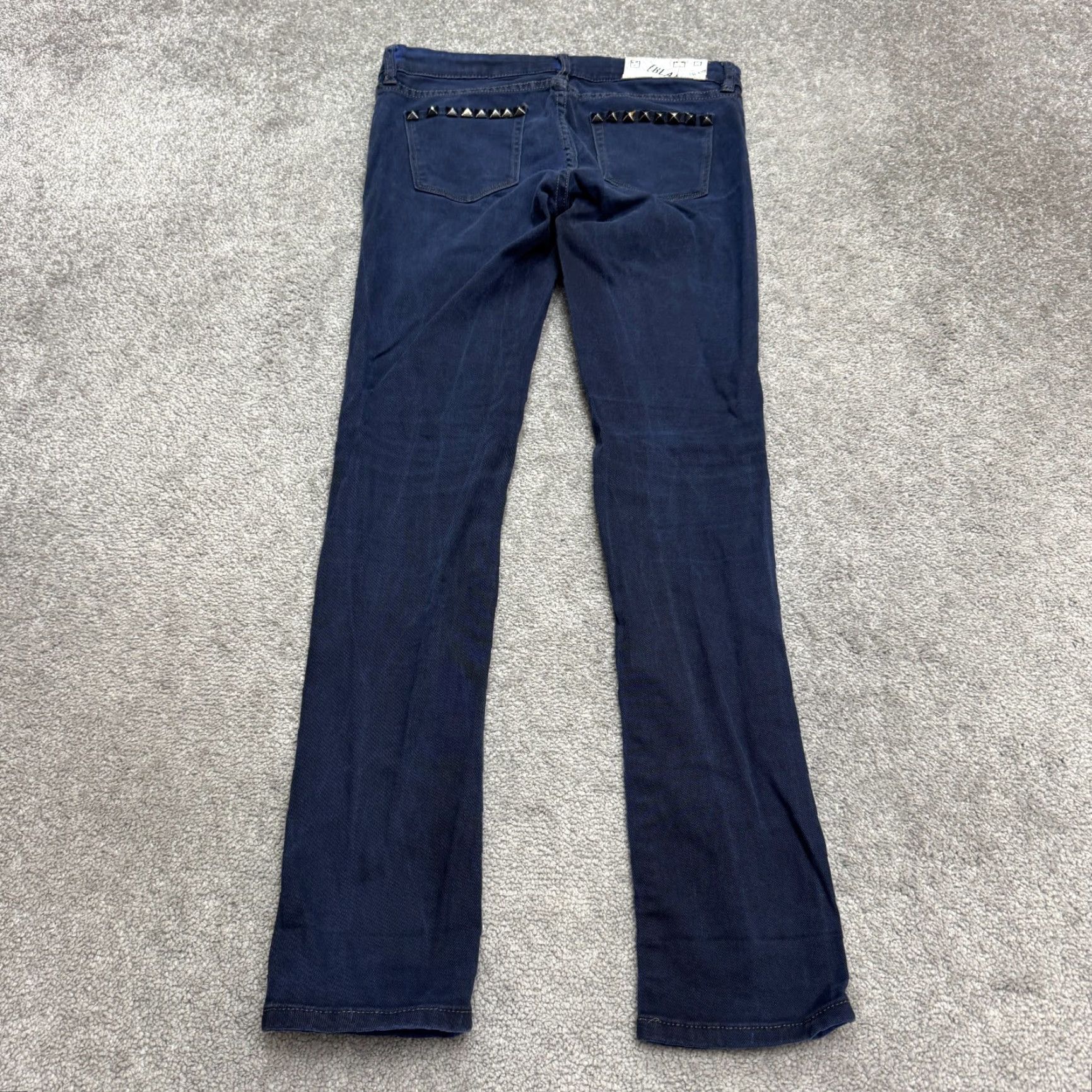 Vintage BLANKNYC Jeans Womens 28 Skinny Denim Blue Dark Wash Stretch Cotton 5-Pocket Regular Size 28" / US 6 / IT 42 - 2 Thumbnail