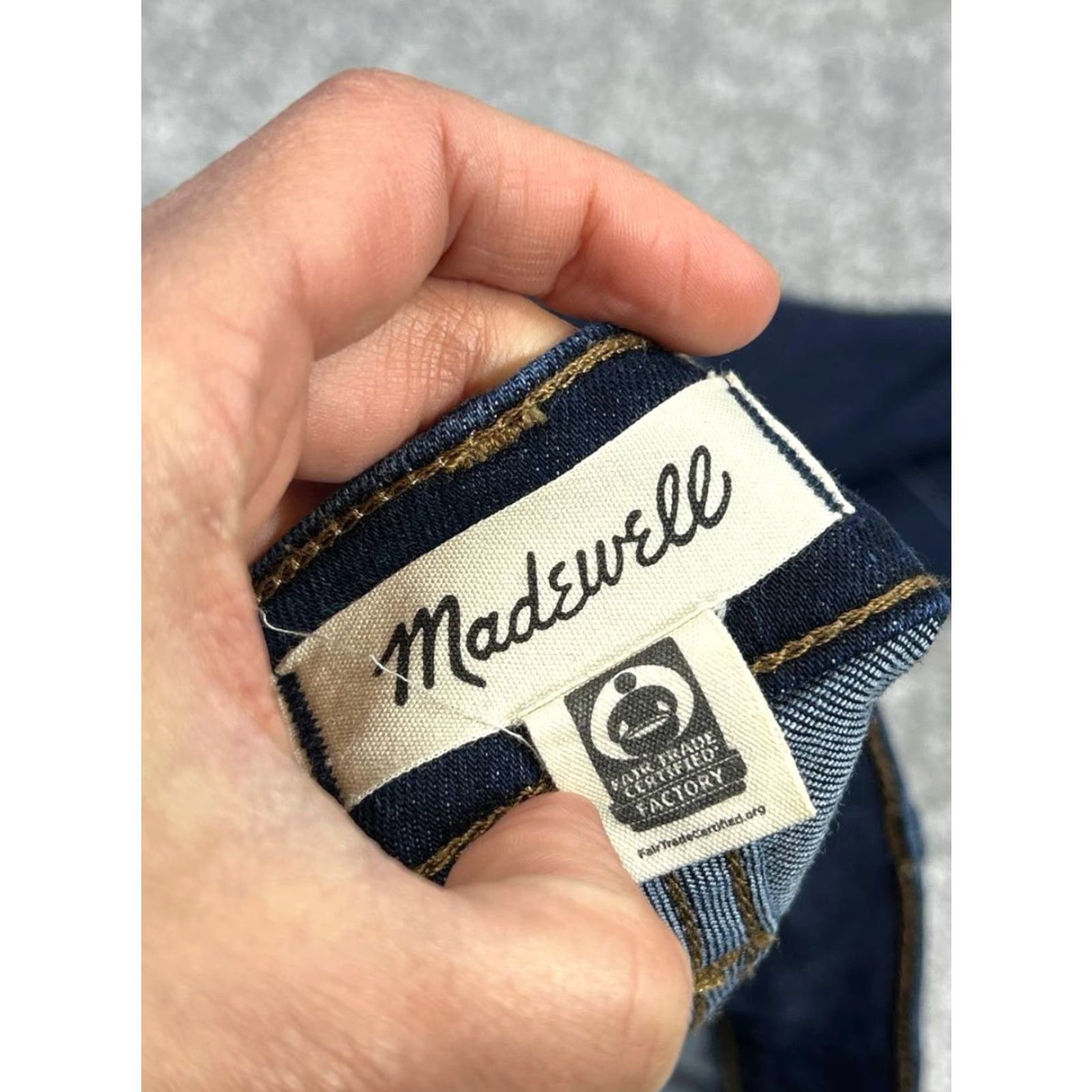 Madewell Madewell Jeans 26 Tall Blue Denim Mid Rise 10'' High Rise Skinny 25x30 Womens Size 26" / US 2 / IT 38 - 7 Thumbnail