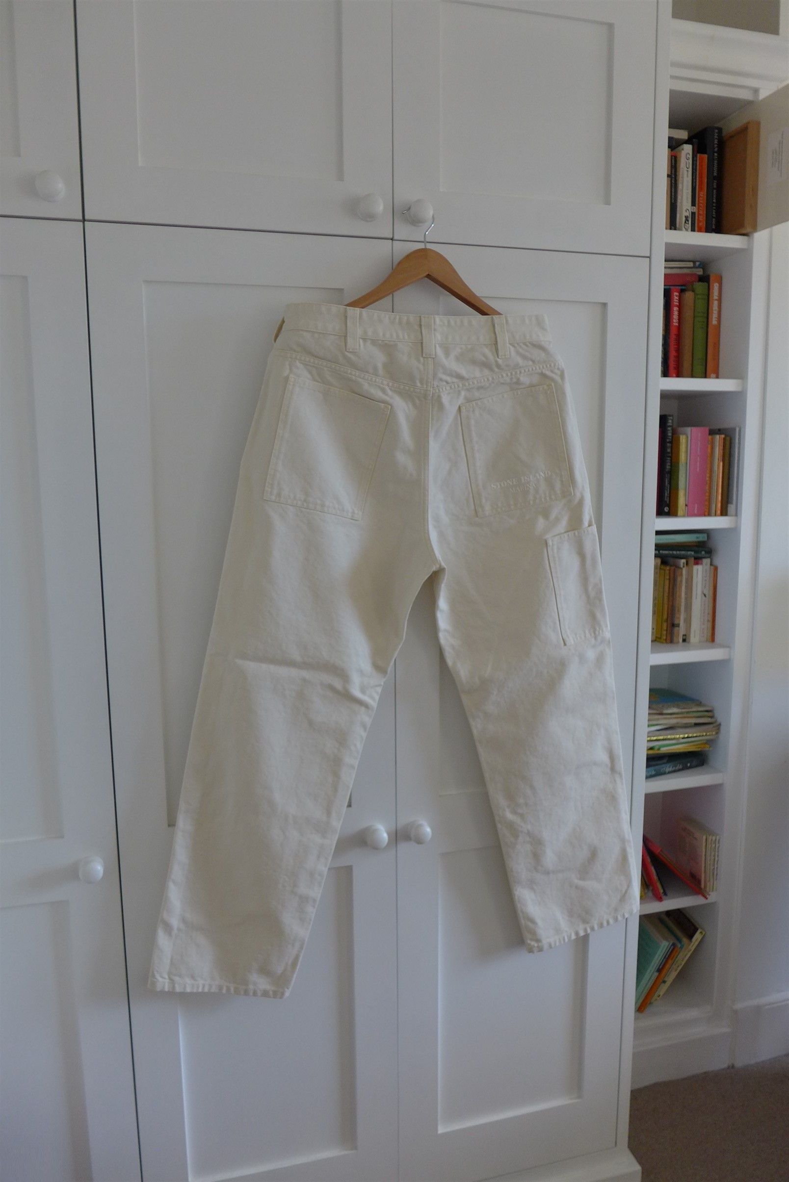 Stone Island Stone Island Marina Work Pants - Ecru Cotton Size US 30 / EU 46 - 2 Thumbnail