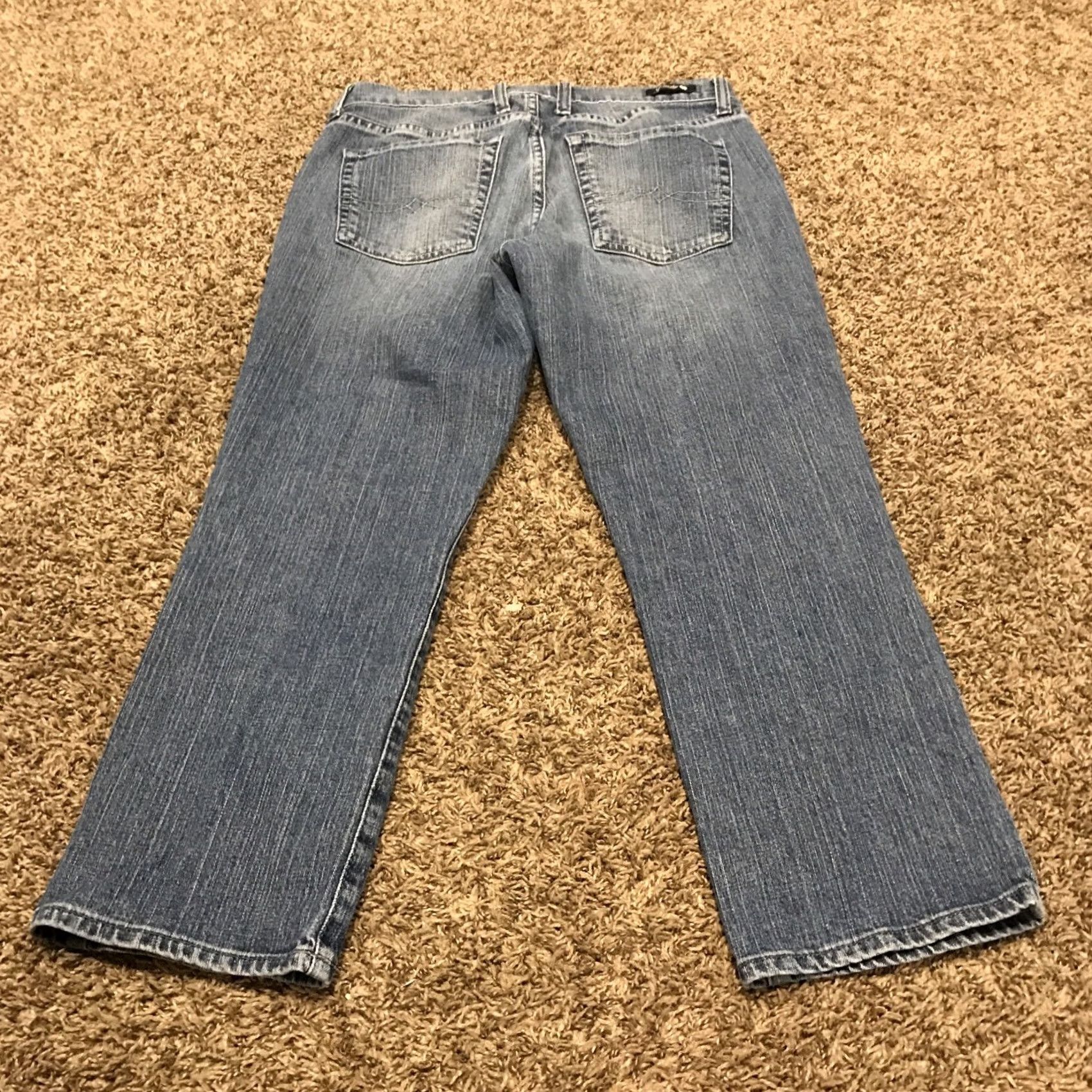 Lucky Brand Lucky Brand Denim Crop Jeans Womens Size 4 Blue Cotton Blend Regular Inseam 24 in Cropped Style 31 in **Mens** Size 27" / US 4 / IT 40 - 3 Thumbnail