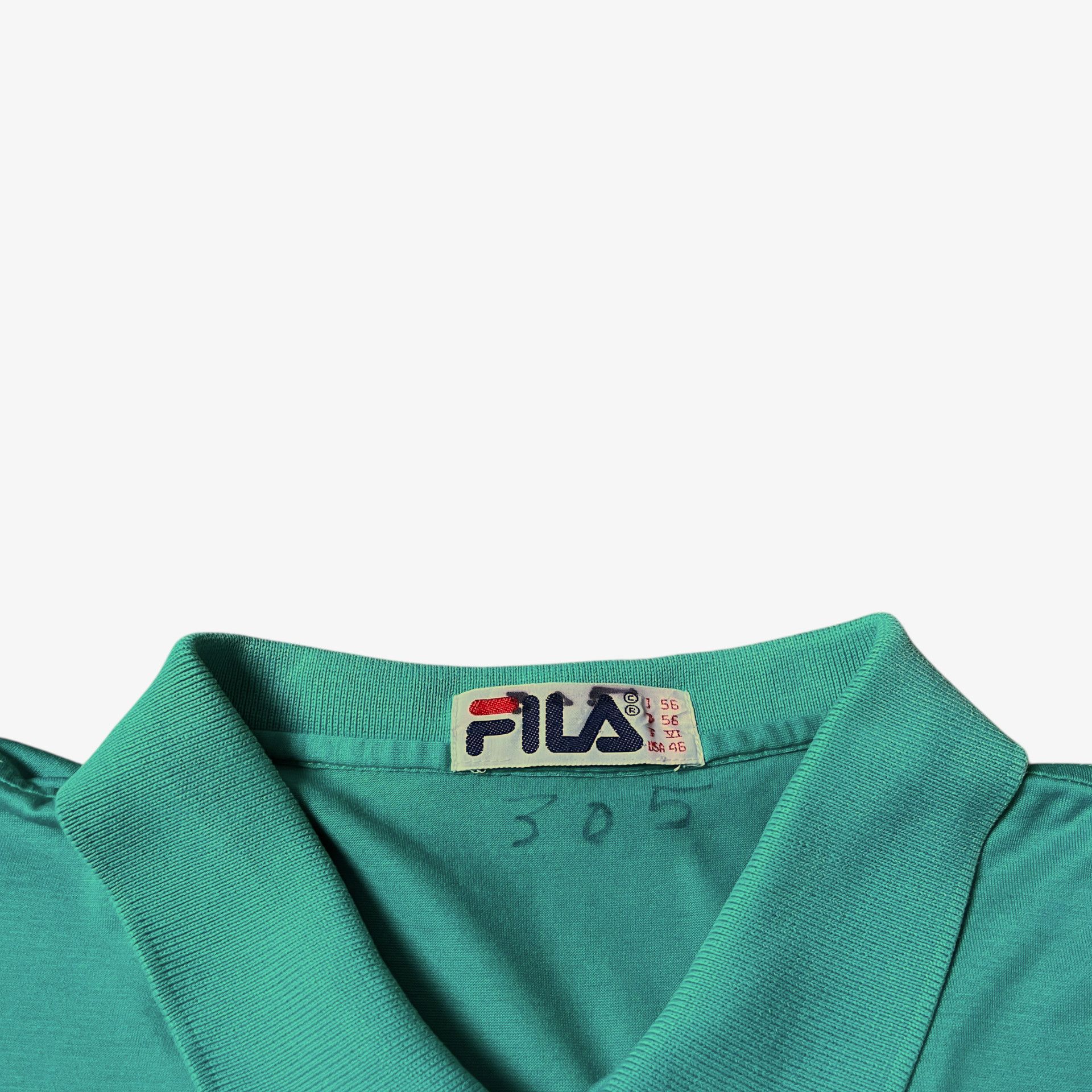 Fila Vintage 80s Men's Fila Green Polo Shirt Size US XL / EU 56 / 4 - 3 Thumbnail