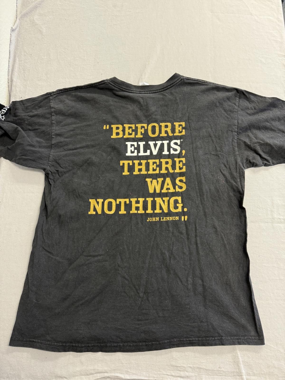 Gildan Elvis Presley T-shirt ELV1S Promo Harrahs Quote on Back XL Size US XL / EU 56 / 4 - 2 Thumbnail