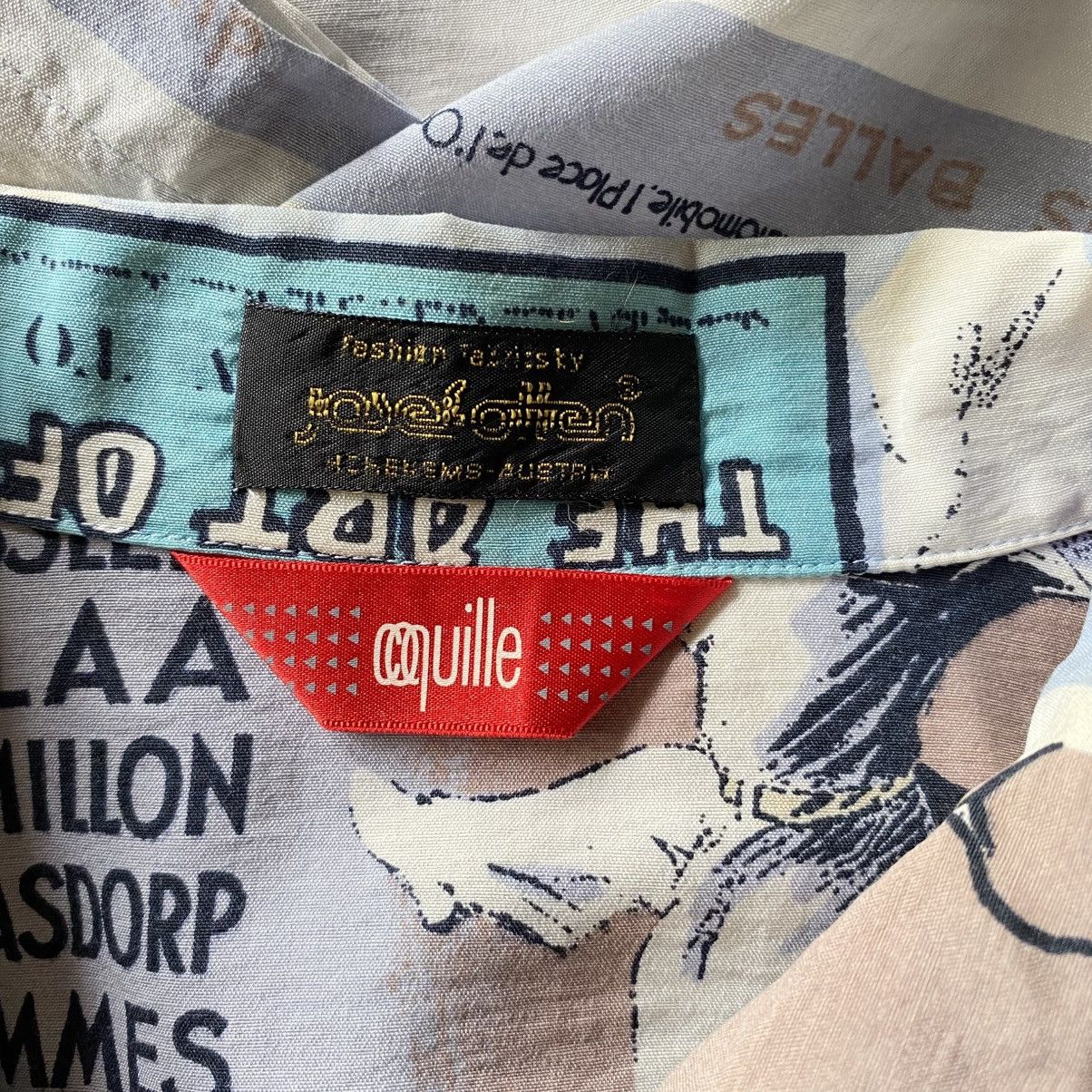 Japanese Brand Jose Allen Coquille Tennis Print Shirt Size US L / EU 52-54 / 3 - 10 Thumbnail