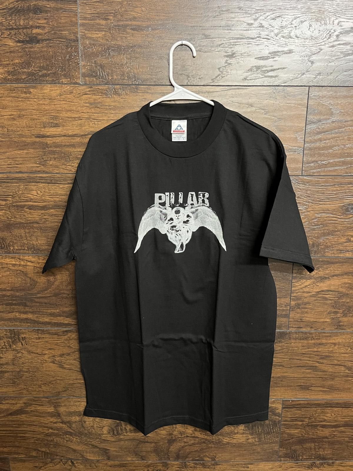 Y2K Pillar Band Tee - Crouched Angel X- Ray Christian Rock