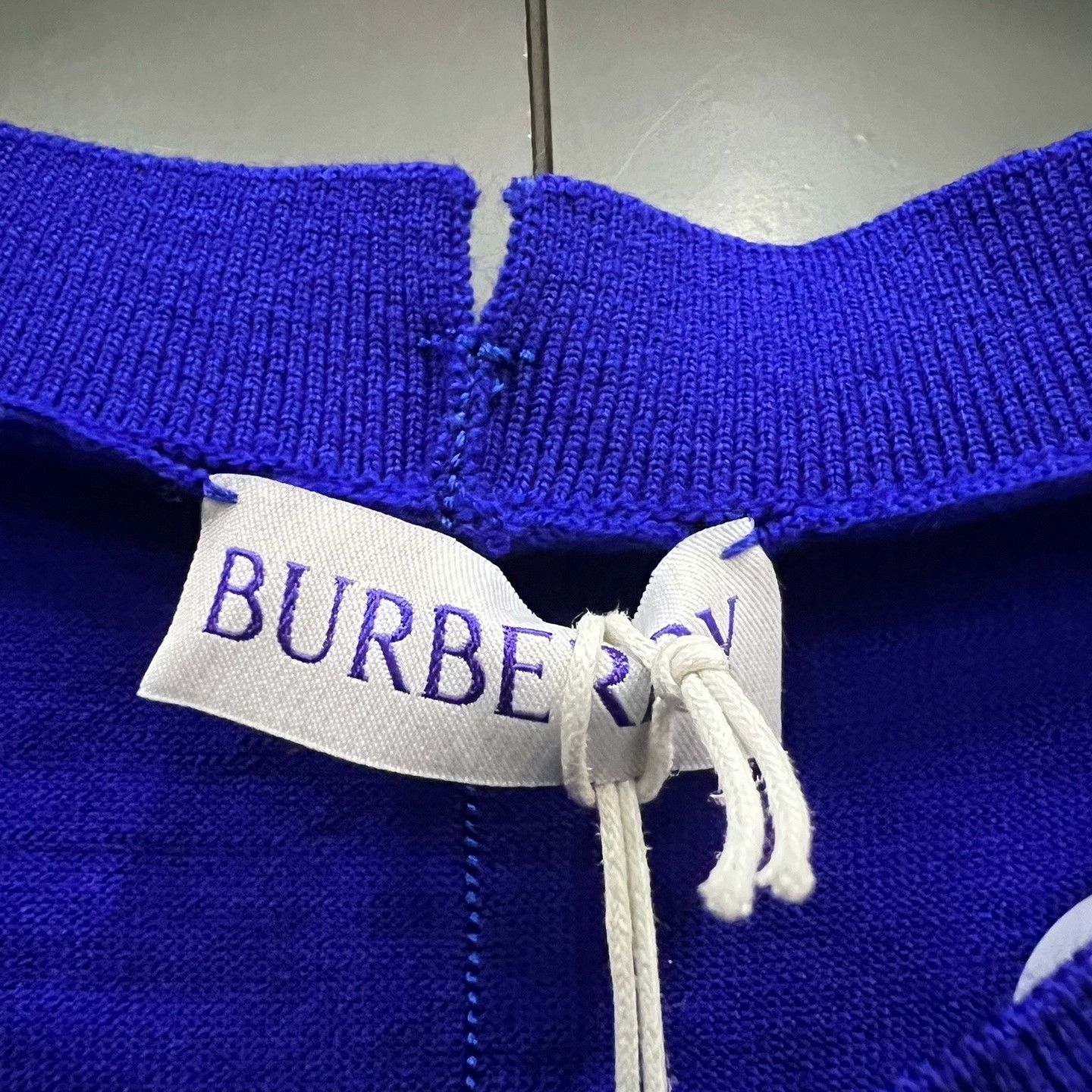 Burberry Burberry Blue Round Neck Wool Knit Sweater Size US S / EU 44-46 / 1 - 3 Thumbnail