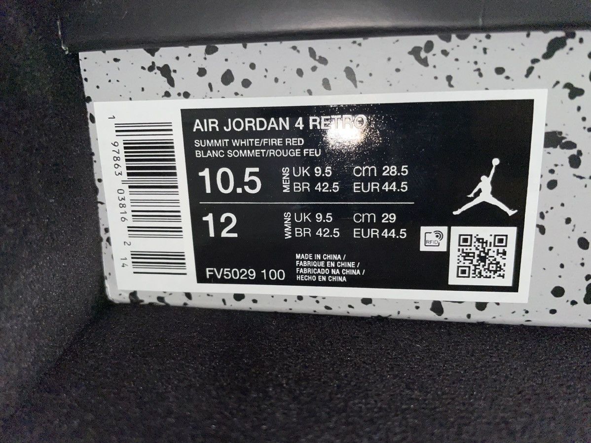 Jordan Brand Jordan 4 Retro White Cement Size US 10.5 / EU 43-44 - 13 Thumbnail