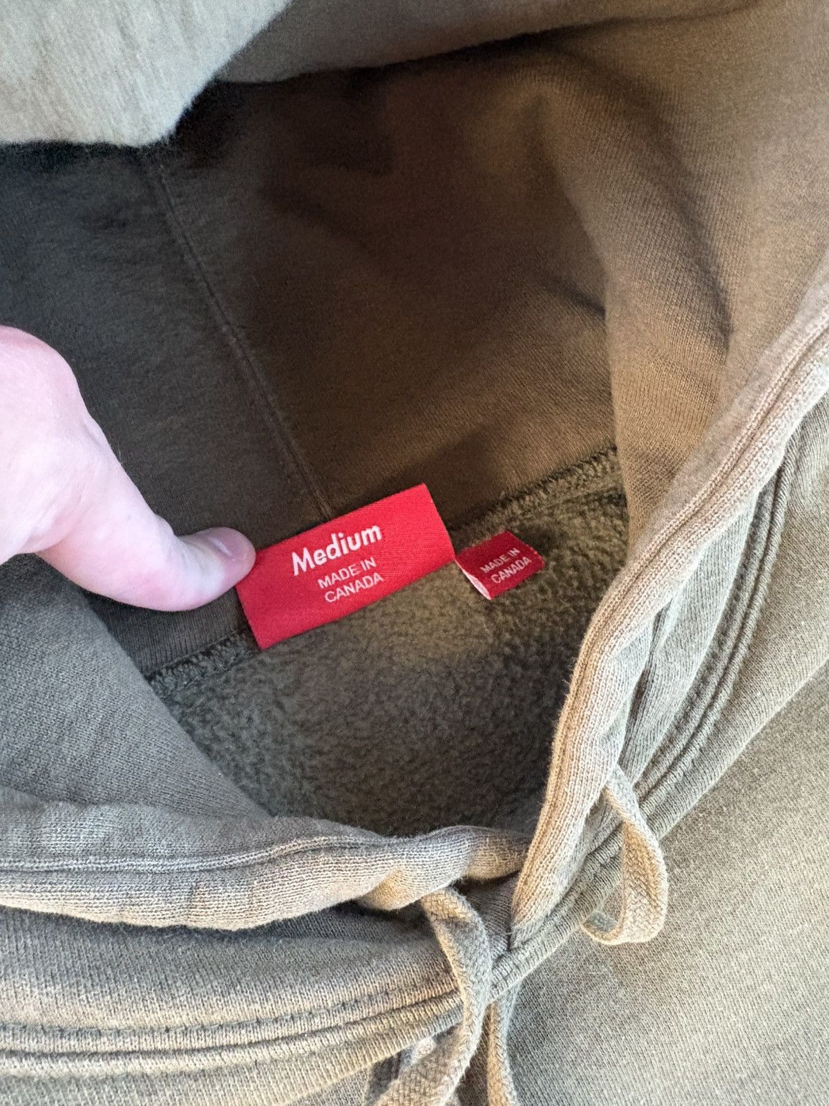 Supreme Supreme Small Box Hoodie Olive Size US M / EU 48-50 / 2 - 3 Thumbnail