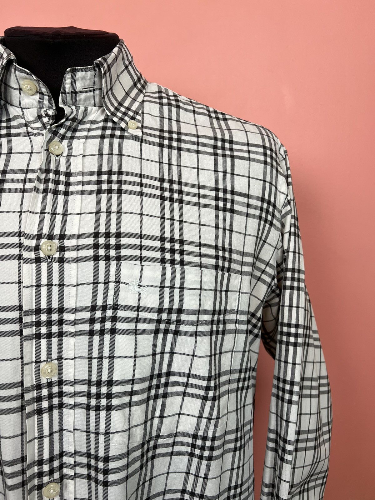 Burberry Burberry shirt button ups luxury streetwear hype quilt Size US L / EU 52-54 / 3 - 2 Thumbnail