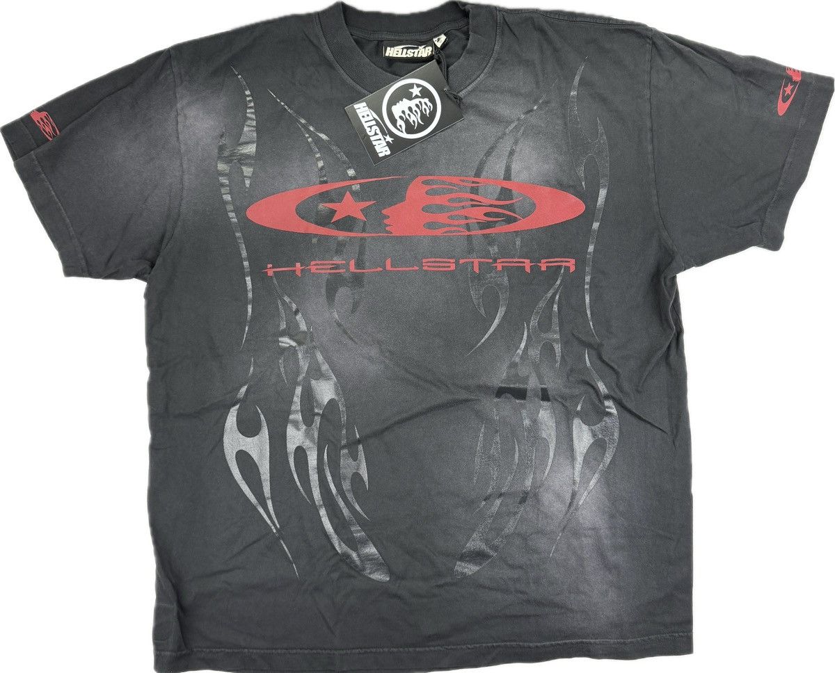 HELLSTAR Hellstar Sports Flame T-shirt Size US XL / EU 56 / 4 - 1 Thumbnail