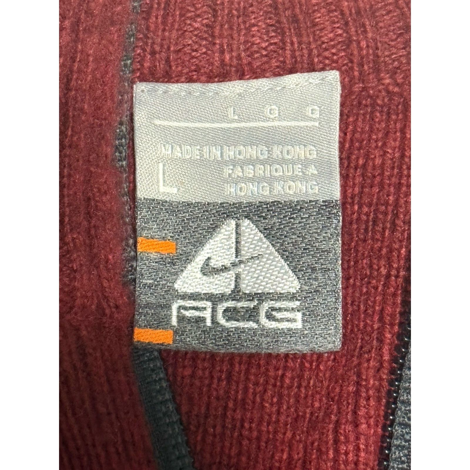 Nike ACG VINTAGE Nike ACG Sweater Shirt Men's Large Mock Neck 1/4 Zip LambsWool Red 2000s Y2K Mens Size US L / EU 52-54 / 3 - 5 Thumbnail