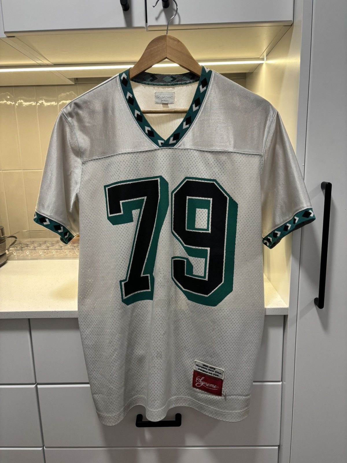 Supreme SUPREME Diamond Rib Football Top White F/W 13 Size US L / EU 52-54 / 3 - 2 Thumbnail