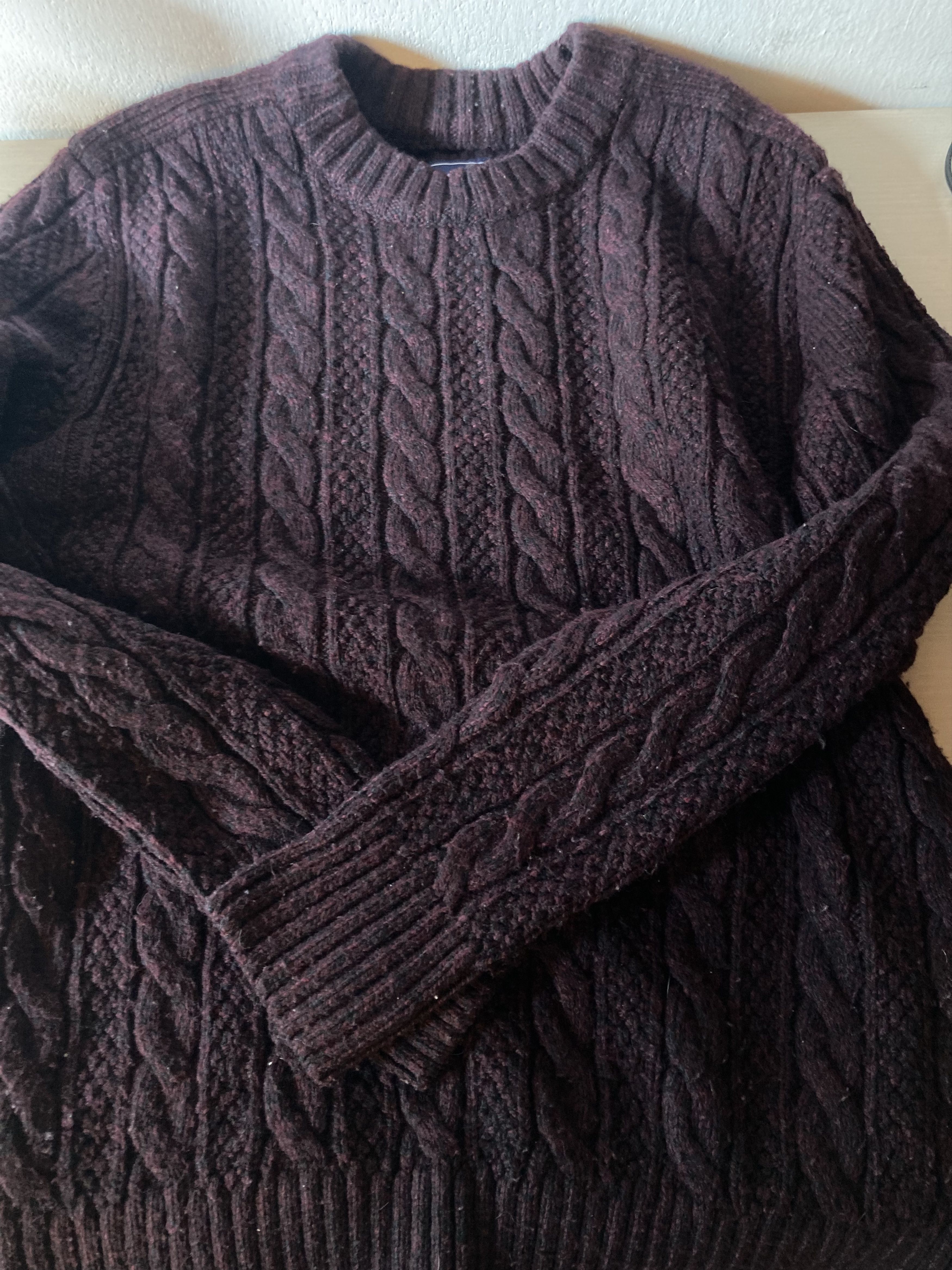 Superdry SUPERDRY knit in dark red burgundy size M Size US M / EU 48-50 / 2 - 2 Thumbnail