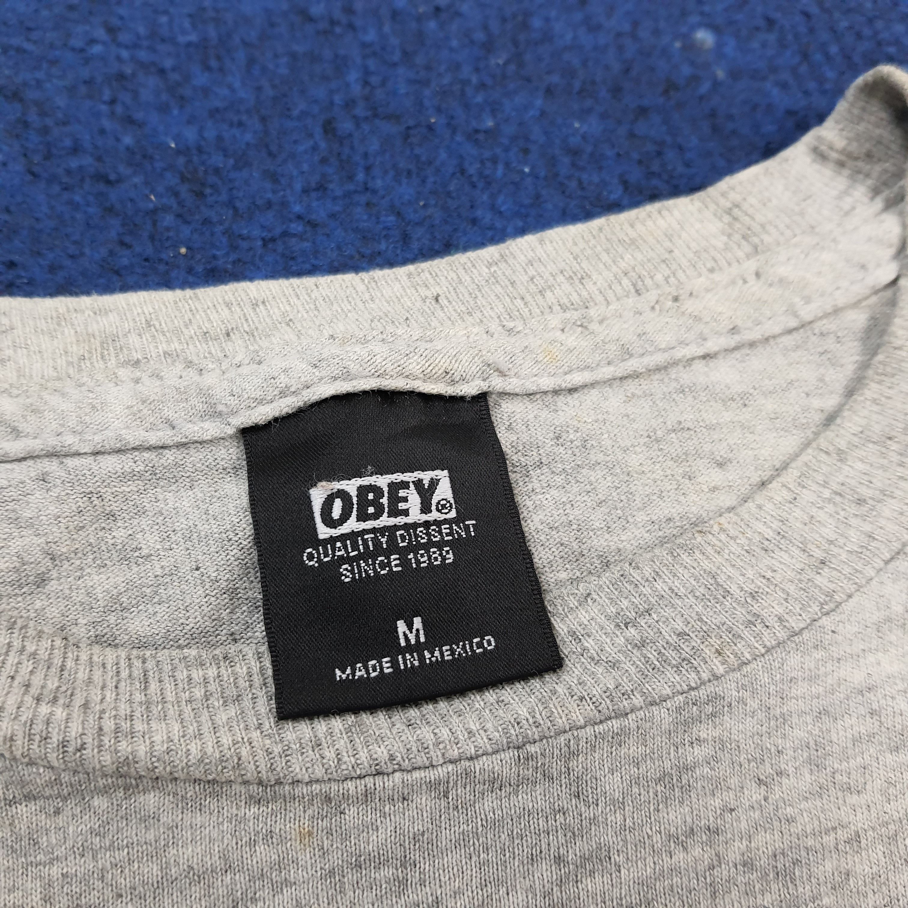 Obey × Vintage Vintage Obey Streetwear Art Photo Tee Tshirt Size US M / EU 48-50 / 2 - 4 Thumbnail