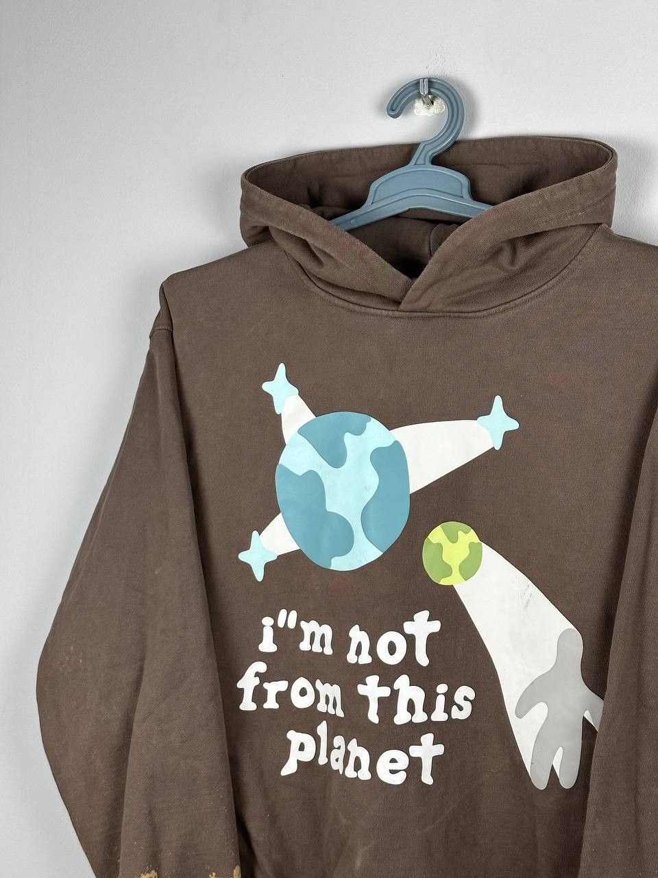 Broken Planet Broken Planet Hoodie “Not From This Planet” Brown Size M Size US M / EU 48-50 / 2 - 3 Thumbnail