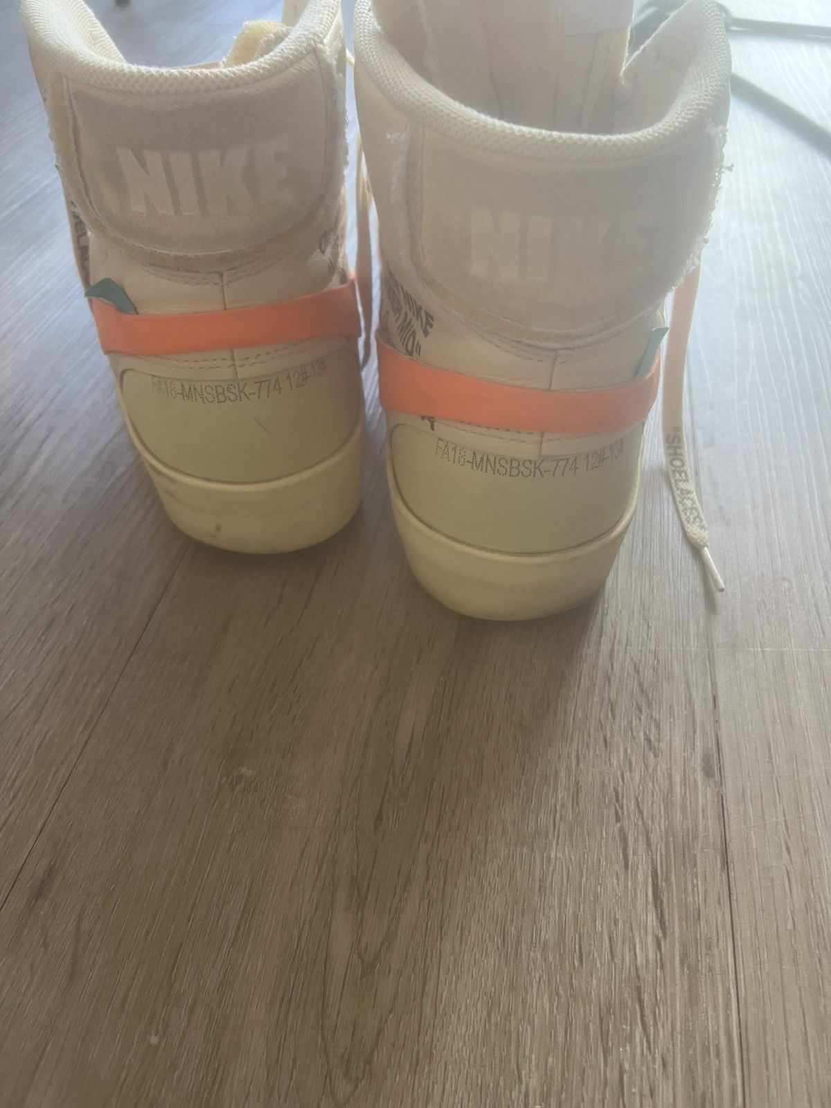 Nike × Off-White OffWhite X Nike Blazer ‘All Hallows Eve’ Size US 12 / EU 45 - 4 Thumbnail