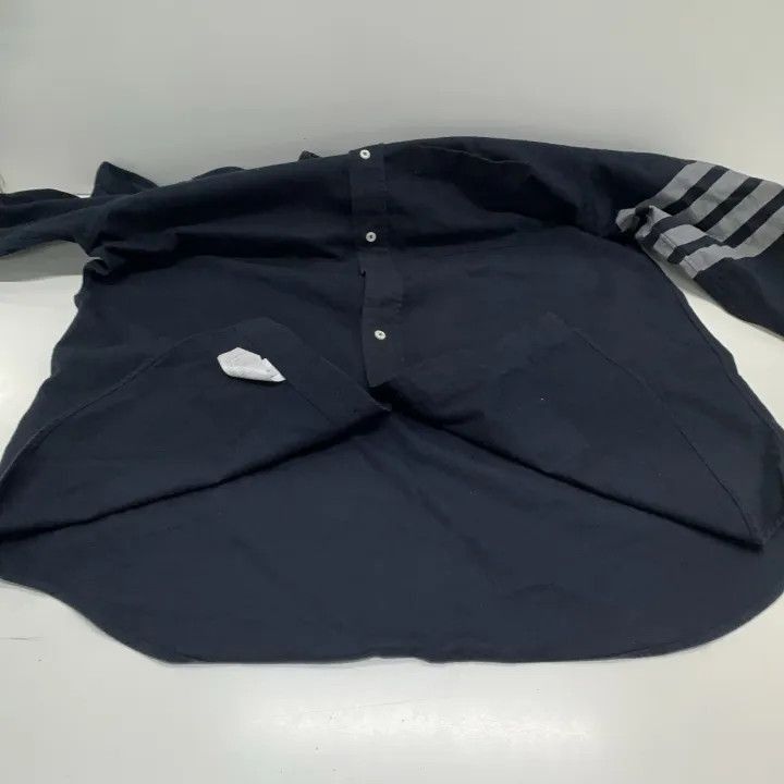 Thom Browne Thom Browne Classic Striped Long Sleeve Shirt -2507 Size US L / EU 52-54 / 3 - 2 Thumbnail