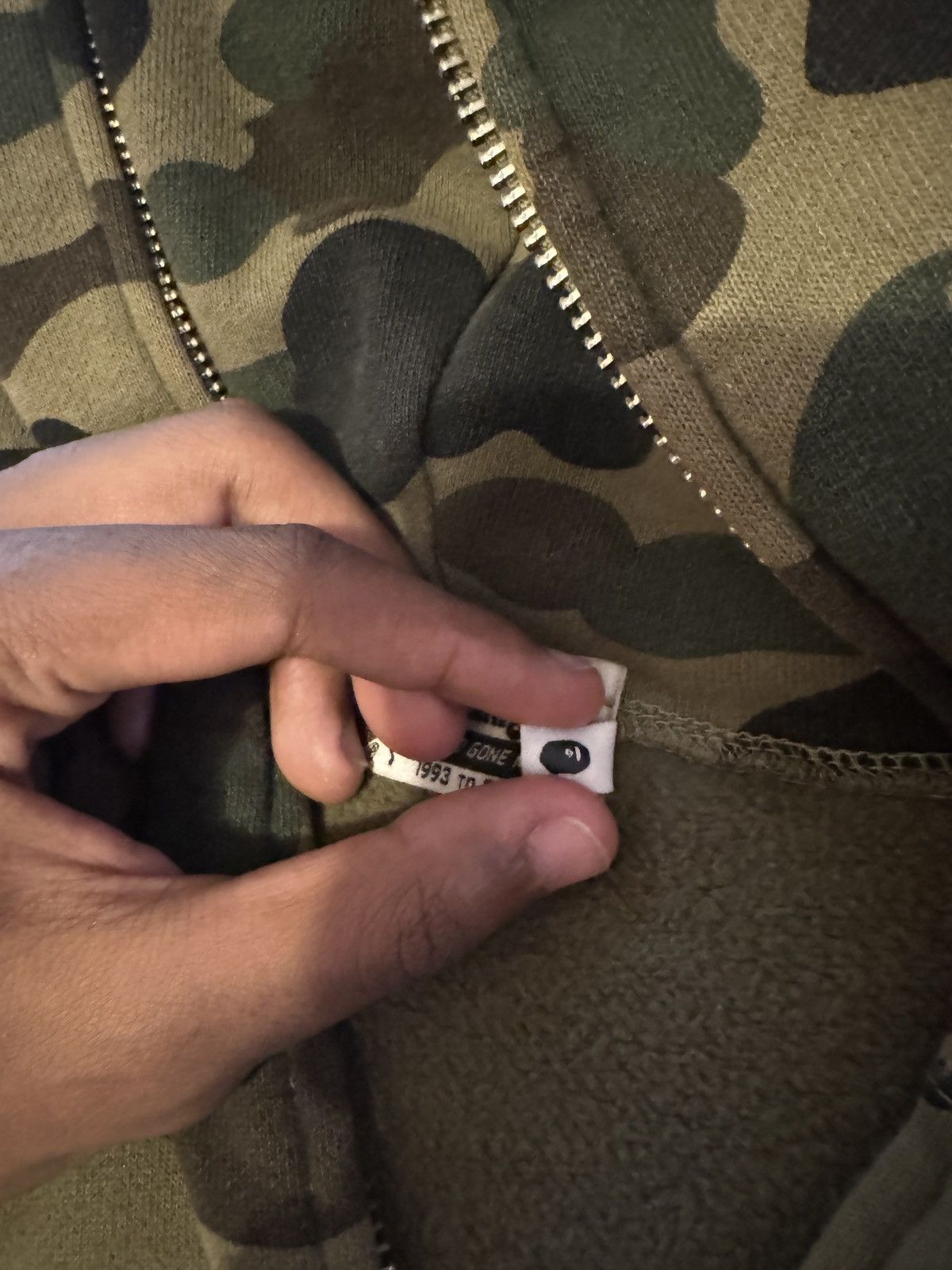 Bape Bape Camo Zip Up Hoodie Size US M / EU 48-50 / 2 - 4 Thumbnail