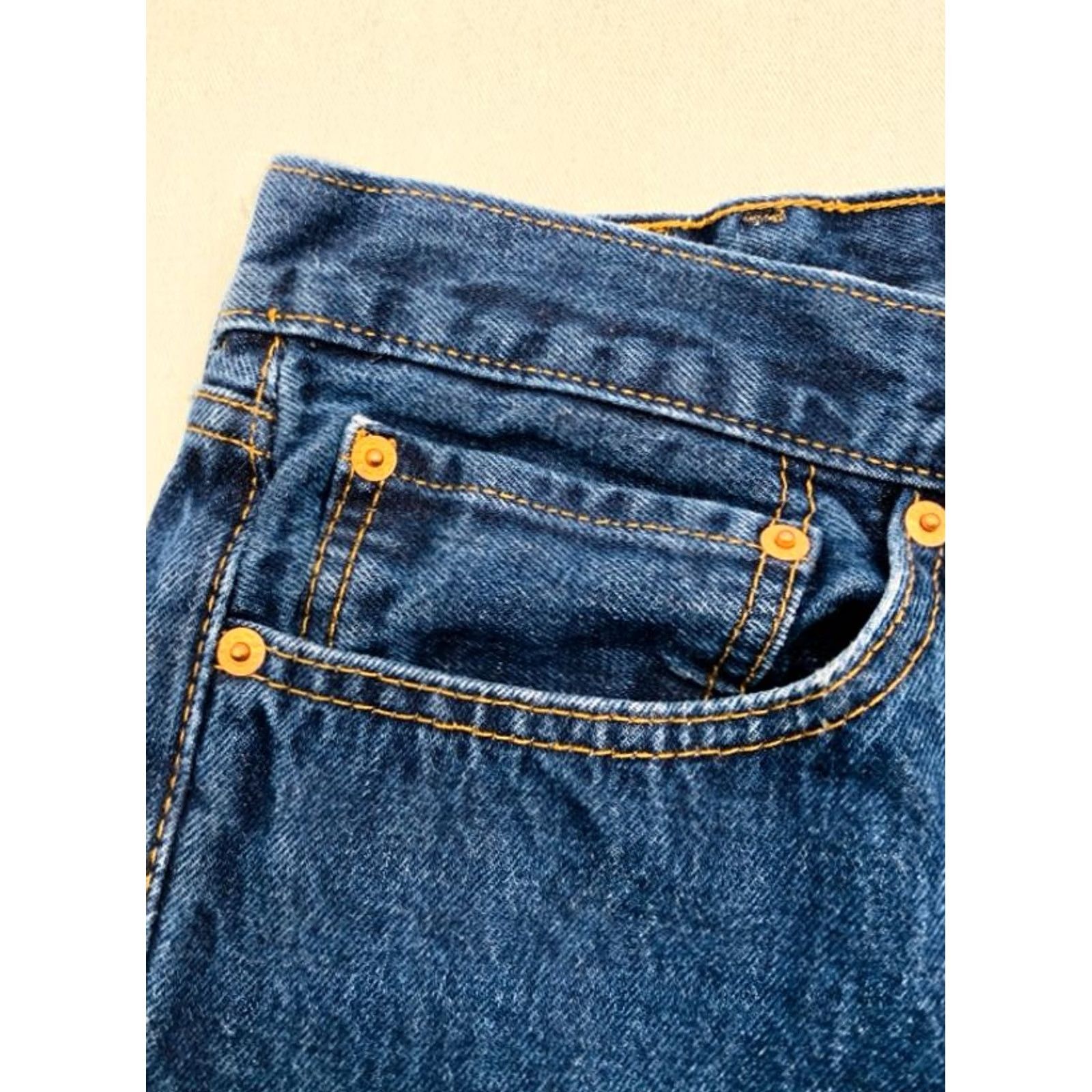 Levi's Levi's 505 Jeans Mens 40x30 Blue Denim Cotton 5-Pocket Regular Straight Levi's 500 Series Jeans Mens 40 30 Denim 505 Straight Size US 40 / EU 56 - 4 Thumbnail