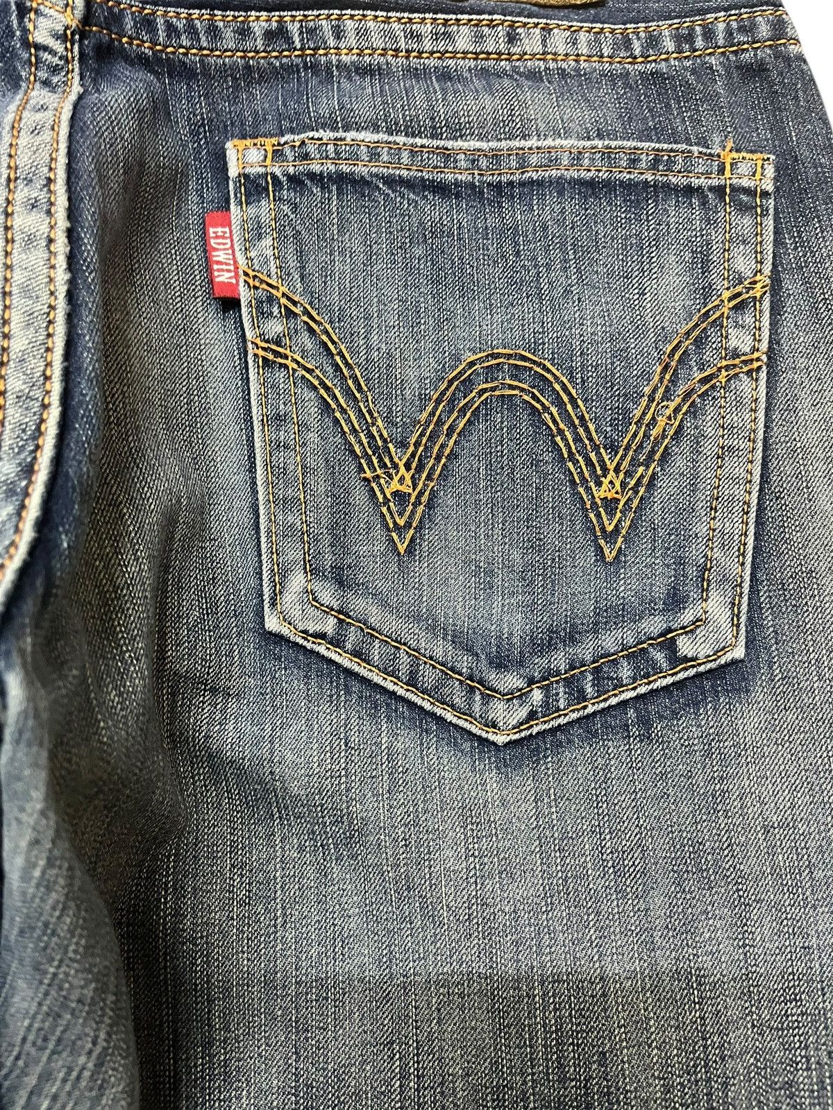 Edwin Vintage Edwin Exclusive Vintage Mudwash Whiskers Denim Size US 35 - 8 Thumbnail