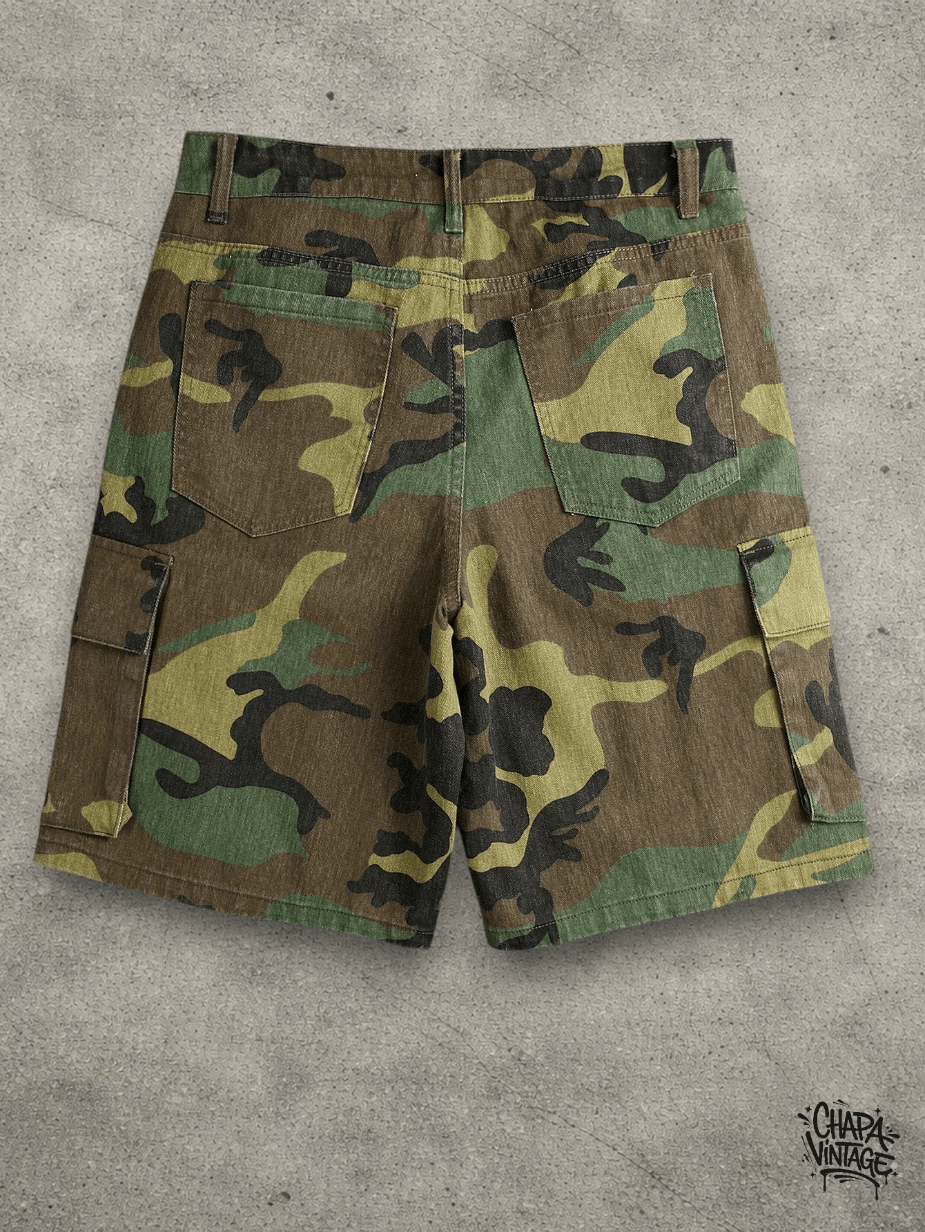 Japanese Brand Camo stones military shorts Size US 32 / EU 48 - 4 Thumbnail