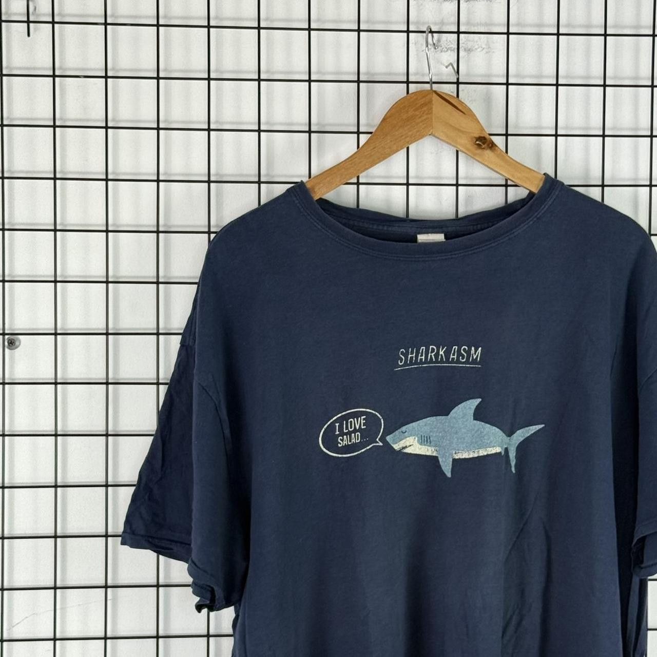 Vintage Sharkasm T shirt Tee Funny Print Vintage Retro Size US XXL / EU 58 / 5 - 3 Thumbnail