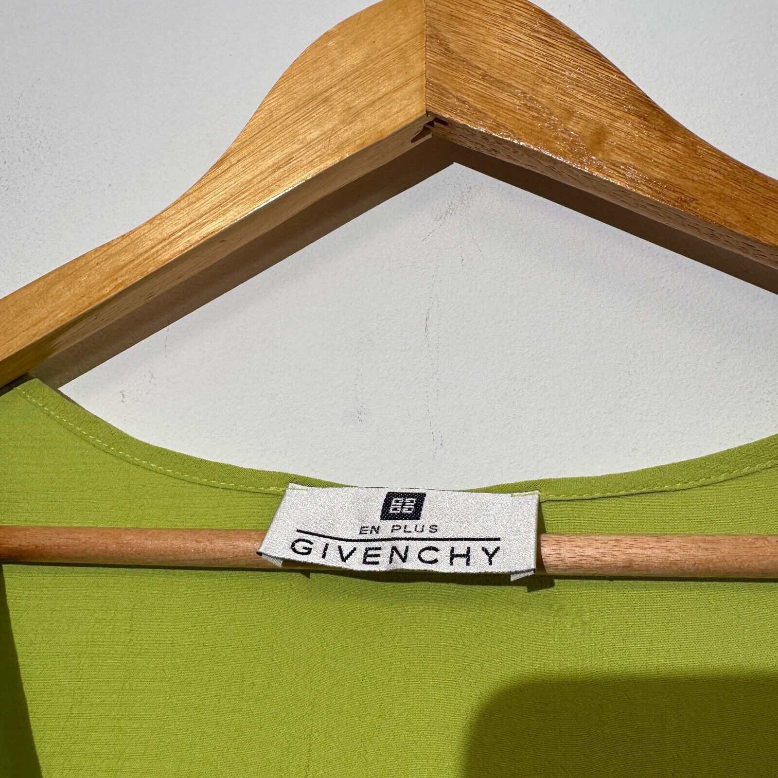 Givenchy × Vintage Vintage Givenchy Unisex Green Viscose Dress Size 18W Size L / US 10 / IT 46 - 6 Thumbnail