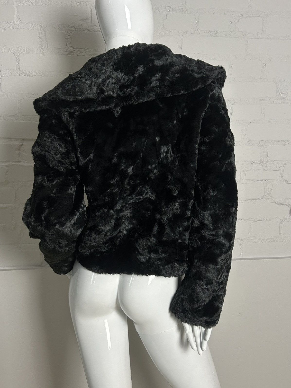 Vintage Vintage asymmetric fur jacket Size S / US 4 / IT 40 - 10 Thumbnail