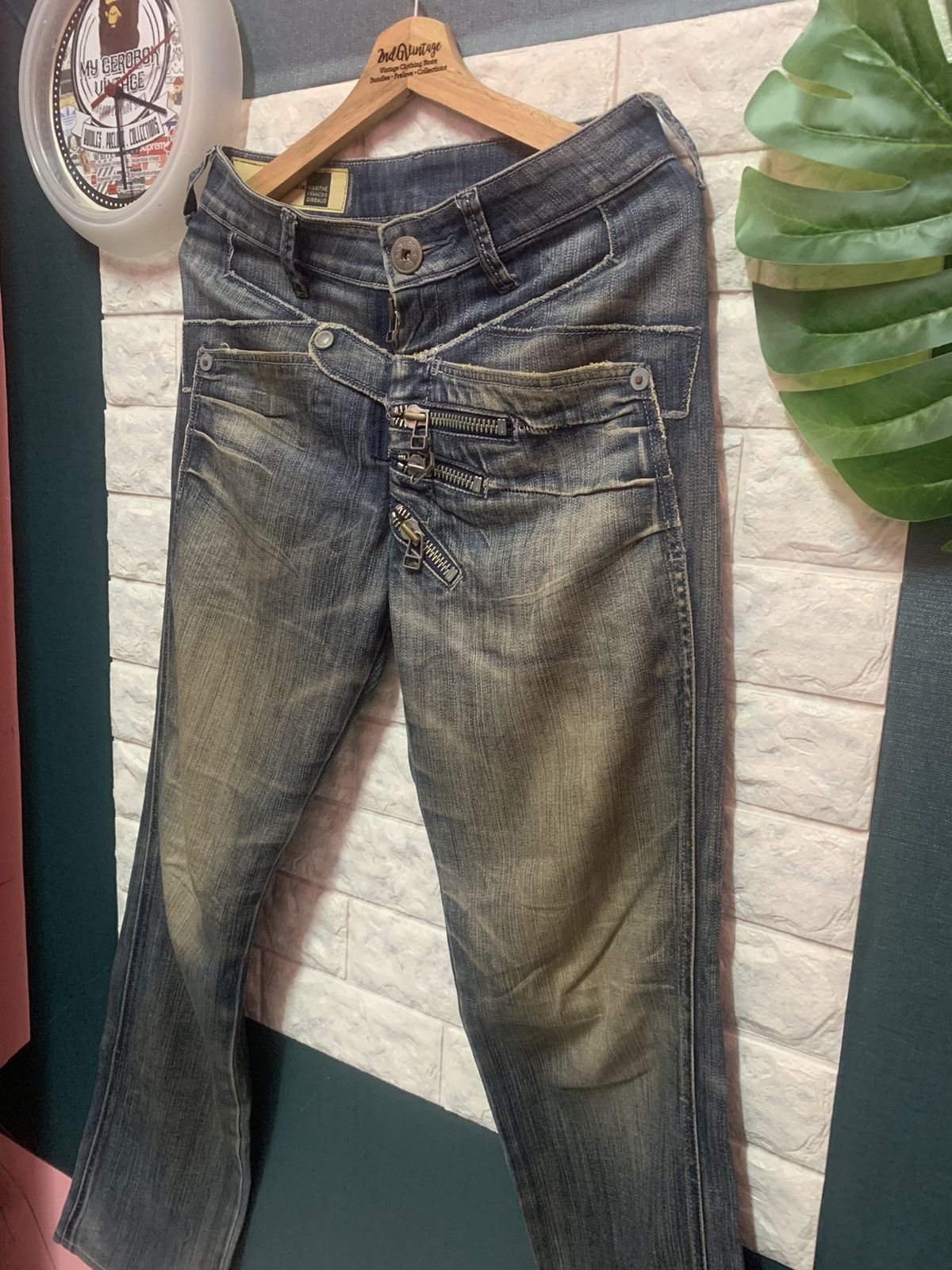 Designer × Marithe + Francois Girbaud RARE!! Denim Pants Marithe Francois Gitbaud Size US 30 / EU 46 - 2 Thumbnail