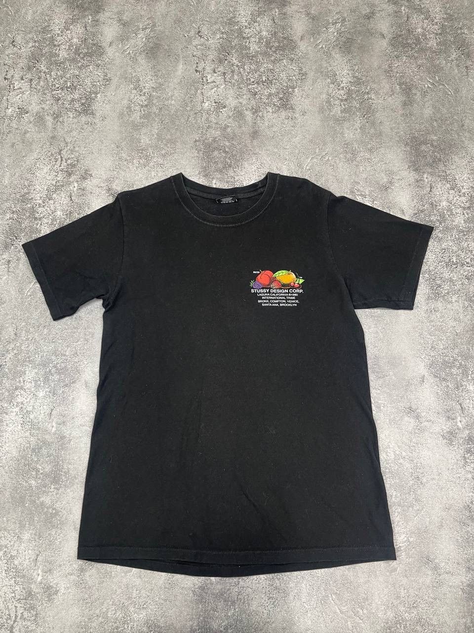 Stussy Stussy Men Cotton T-Shirt Black Size S Size US S / EU 44-46 / 1 - 1 Thumbnail