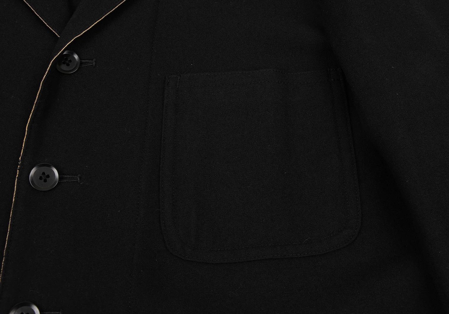 Yohji Yamamoto Yohji Yamamoto Wool Detail Pocket Jacket Size US L / EU 52-54 / 3 - 6 Thumbnail