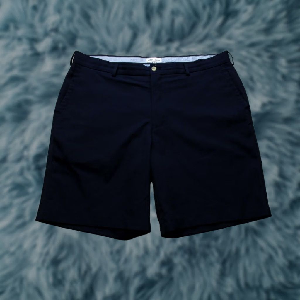 Peter Millar Peter Millar Shorts Mens 38 Blue Chino Microfiber Golf Casual 10 Inseam Size US 38 / EU 54 - 1 Thumbnail