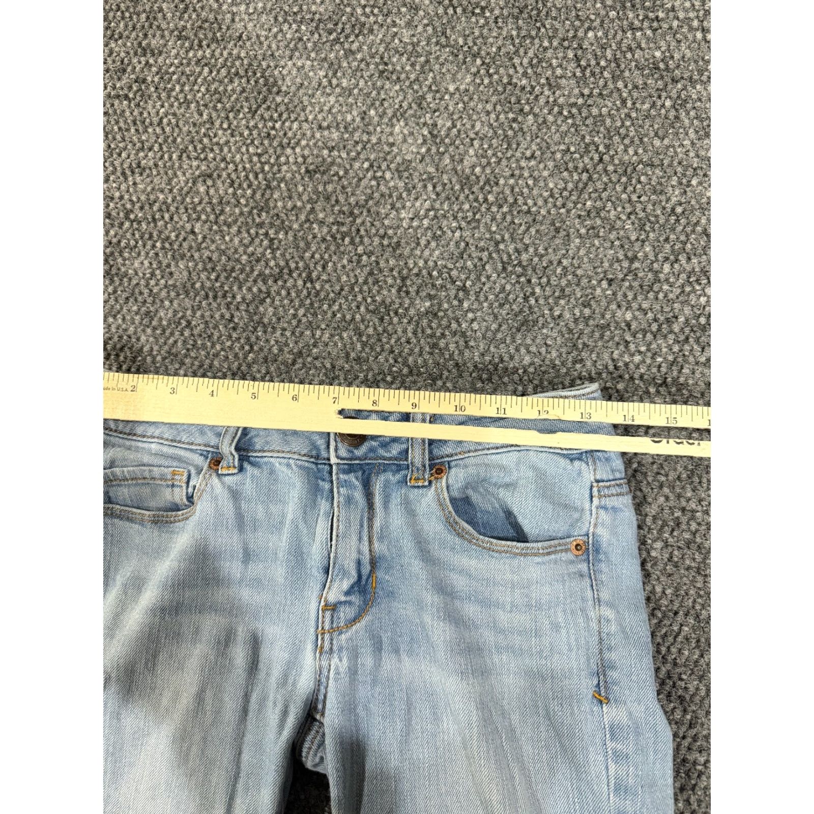 American Eagle Outfitters American Eagle skinny jeans womens 2 light wash denim stretch Size 26" / US 2 / IT 38 - 4 Thumbnail