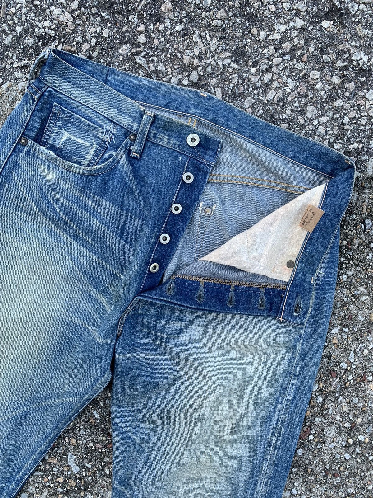 Levi's VINTAGE LEVIS 501 BIG E LVC DISTRESSED DENIM Size US 34 / EU 50 - 8 Thumbnail