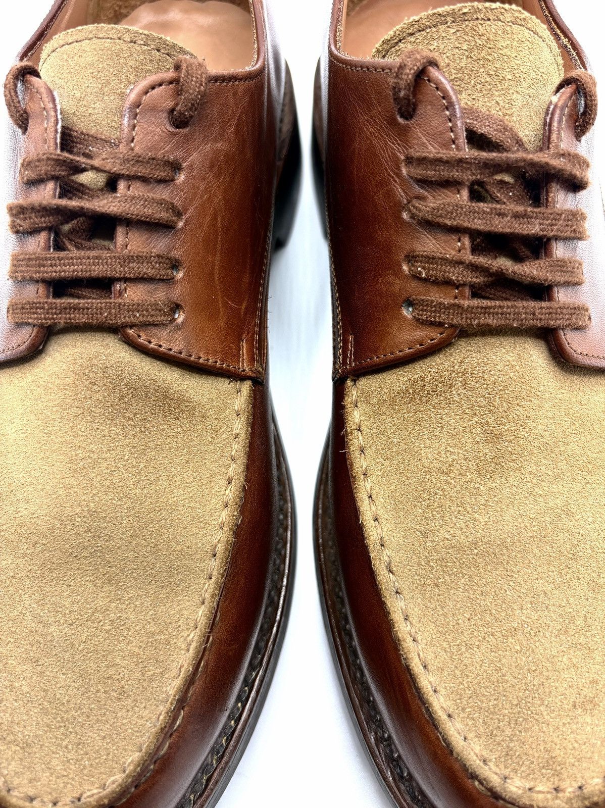 Polo Ralph Lauren Polo Ralph Lauren Two-Tone Split Toe Derby Shoes Size US 9.5 / EU 42-43 - 13 Thumbnail
