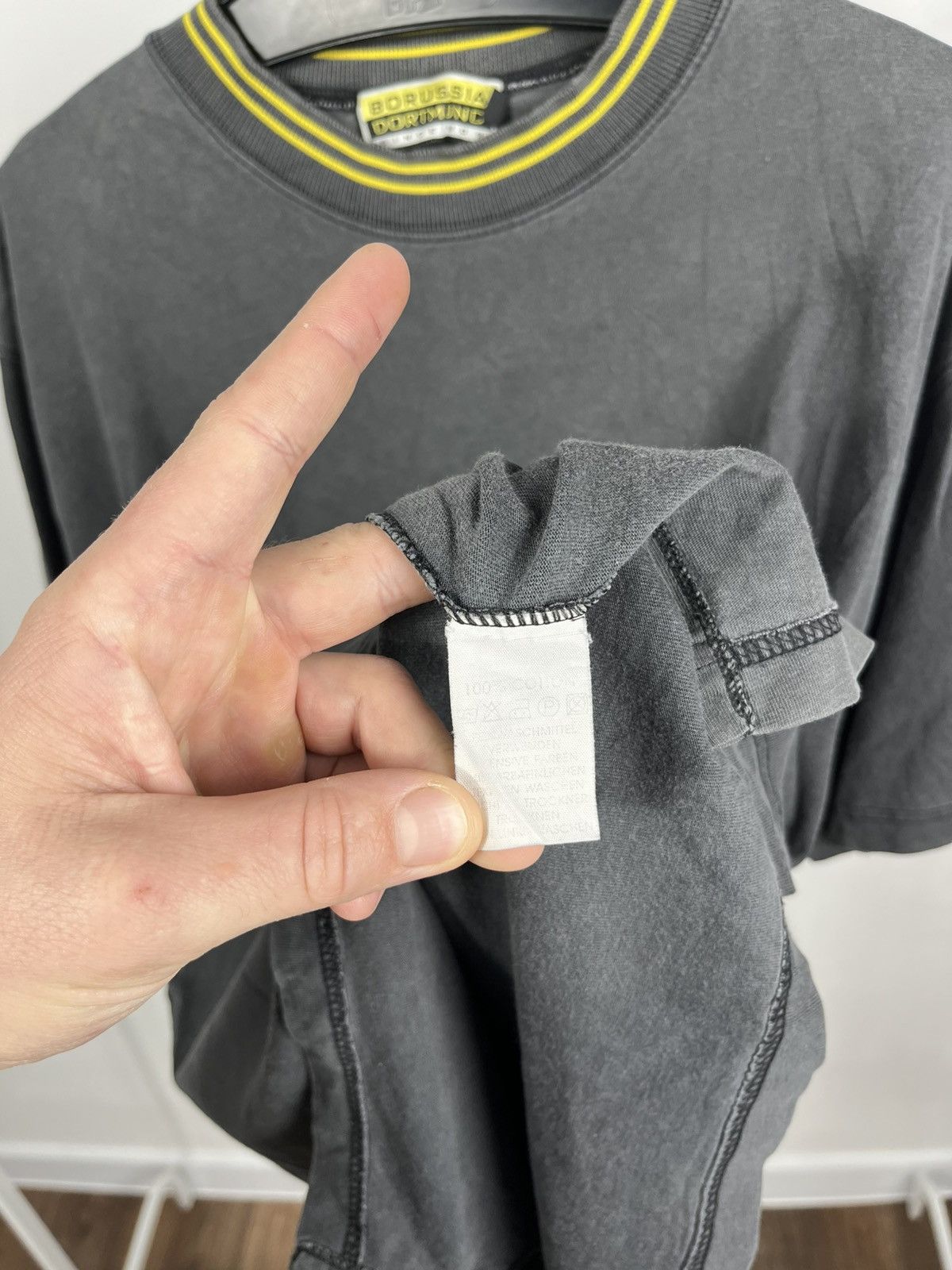 Other Borussia Dortmund vintage grey tee 09 logo yellow trim L Size US L / EU 52-54 / 3 - 7 Thumbnail