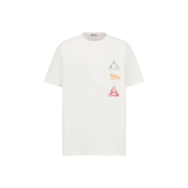 Dior Dior Pattern Print Short Sleeve T-Shirt 0079 Size US XL / EU 56 / 4 - 1 Thumbnail