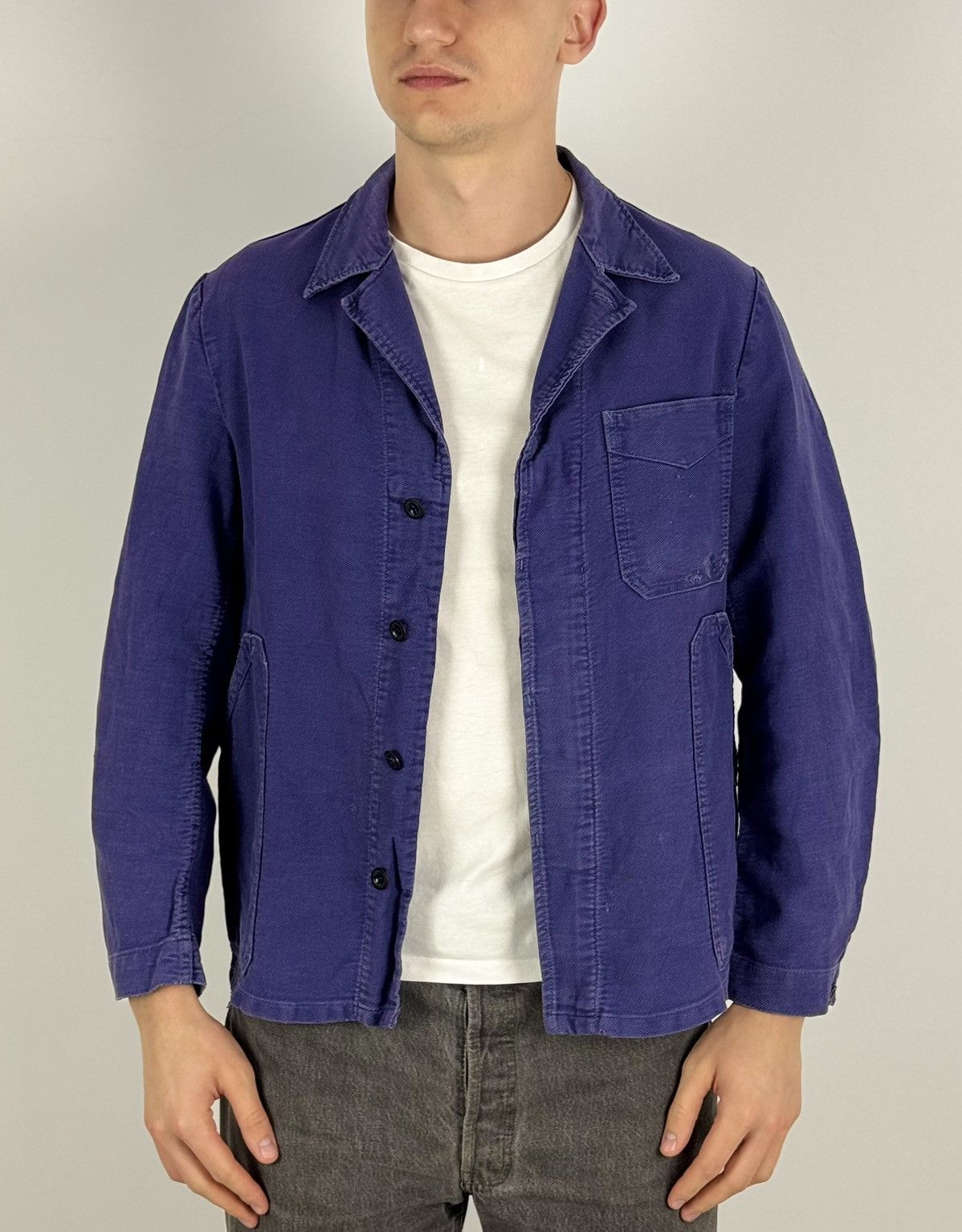 Vintage 1980’s Vintage Distressed ESCO Sanfor Repaired Work Jacket Size US M / EU 48-50 / 2 - 1 Thumbnail