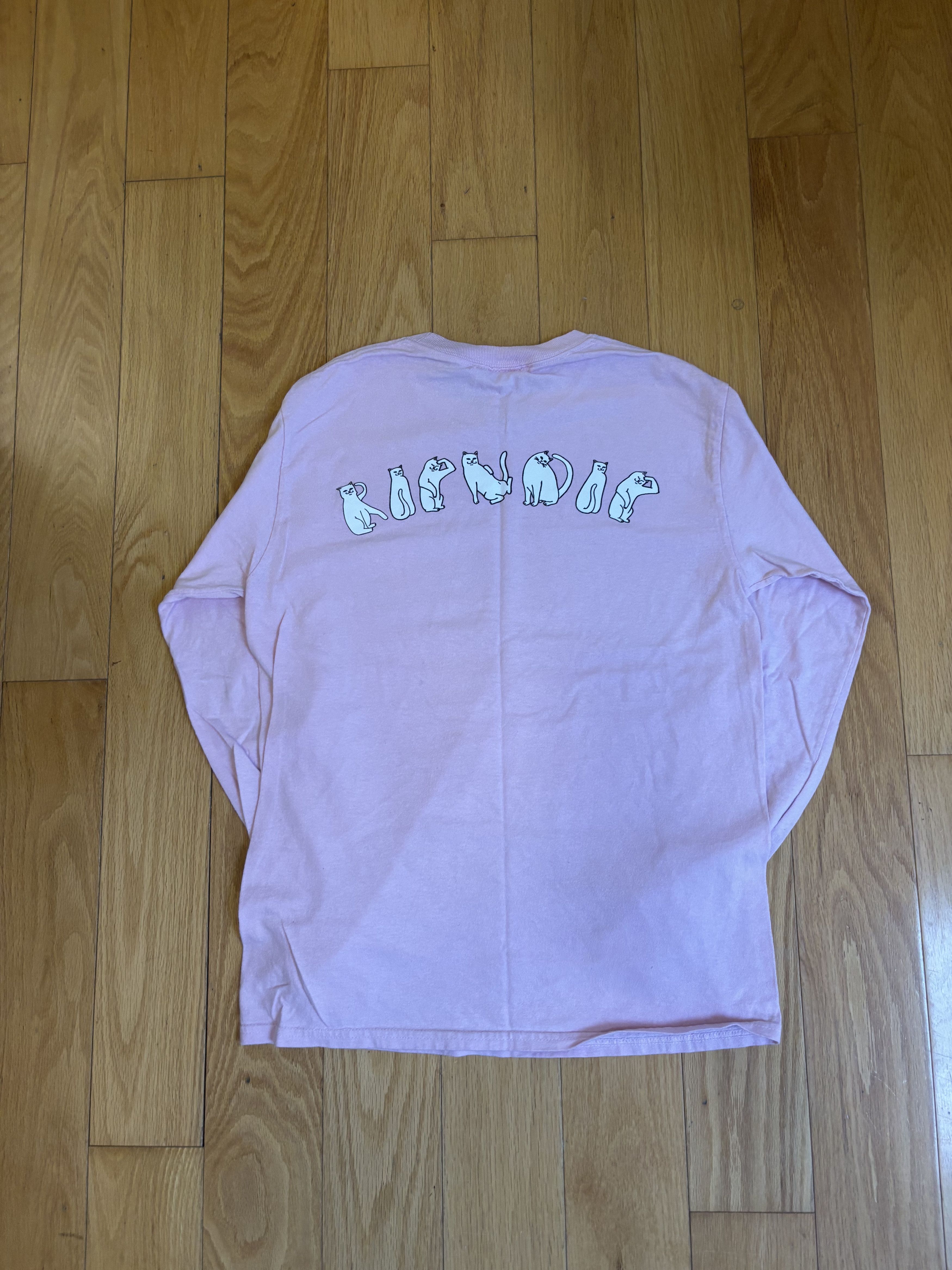 RIPNDIP Ripndip Cat Letter Longsleeve Shirt S Size US S / EU 44-46 / 1 - 2 Thumbnail