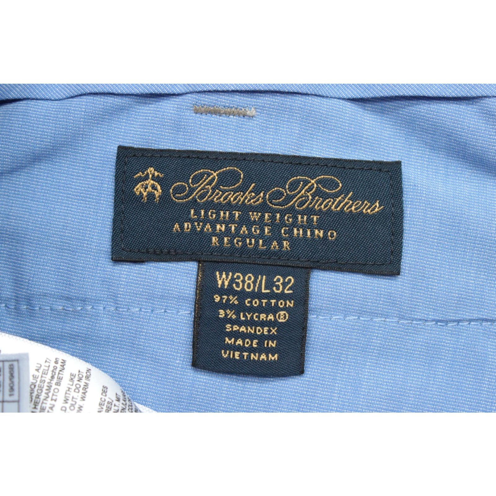 Brooks Brothers Brooks Brothers Pants Men 38x30 Beige Advantage Chino Flat Front Regular Cotton City Preppy Work Mens Size US 38 / EU 54 - 5 Thumbnail