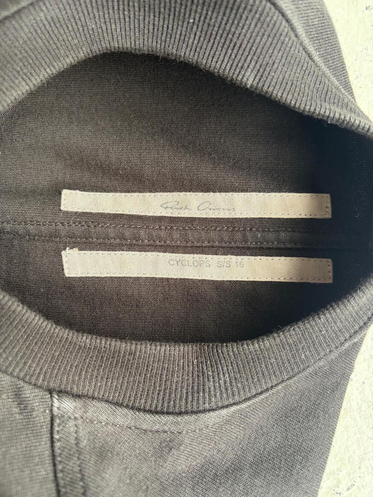 Rick Owens Drkshdw Rick Owens DRKSHDW SS16 Black Crewneck (S) Size US S / EU 44-46 / 1 - 4 Thumbnail