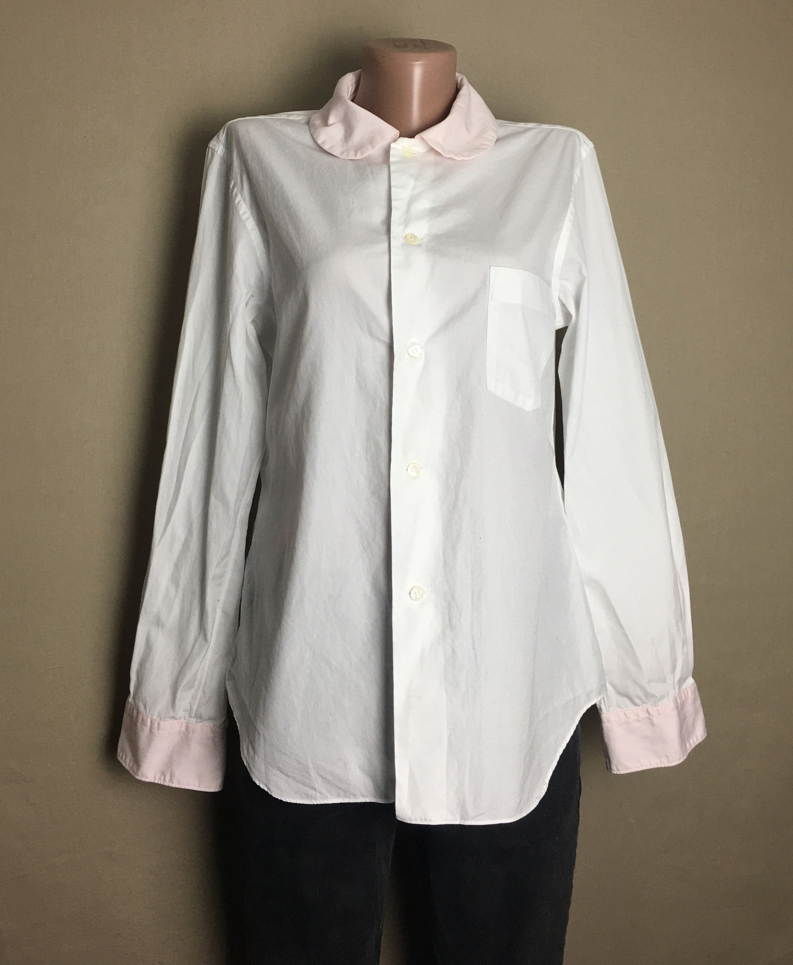 【tricot COMMEdesGARÇONS】Gathered blouse Comme des Garcons CDG Tricot 2019 Boxy Gathered Blouse Shirt - S-L