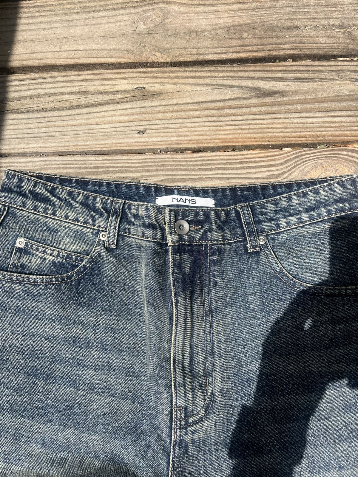 Designer Relaxed straight leg medium wash denim Size US 32 / EU 48 - 5 Thumbnail