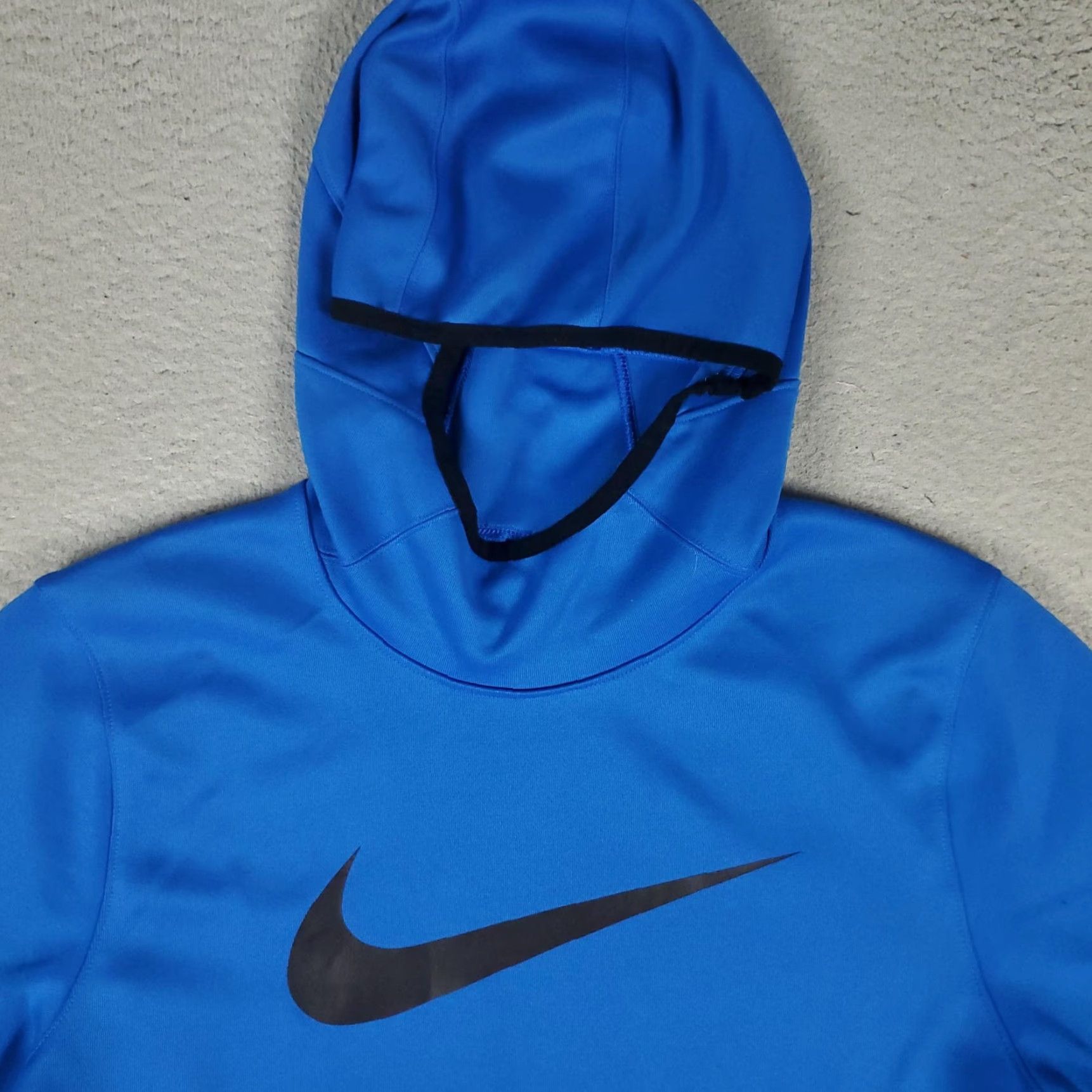 Nike Nike Dri-Fit Hoodie Mens M Pullover Sweatshirt Blue Swoosh Athletic Graphic Print Pockets Lightweight Moisture Wicking Sportswear Size US M / EU 48-50 / 2 - 2 Thumbnail