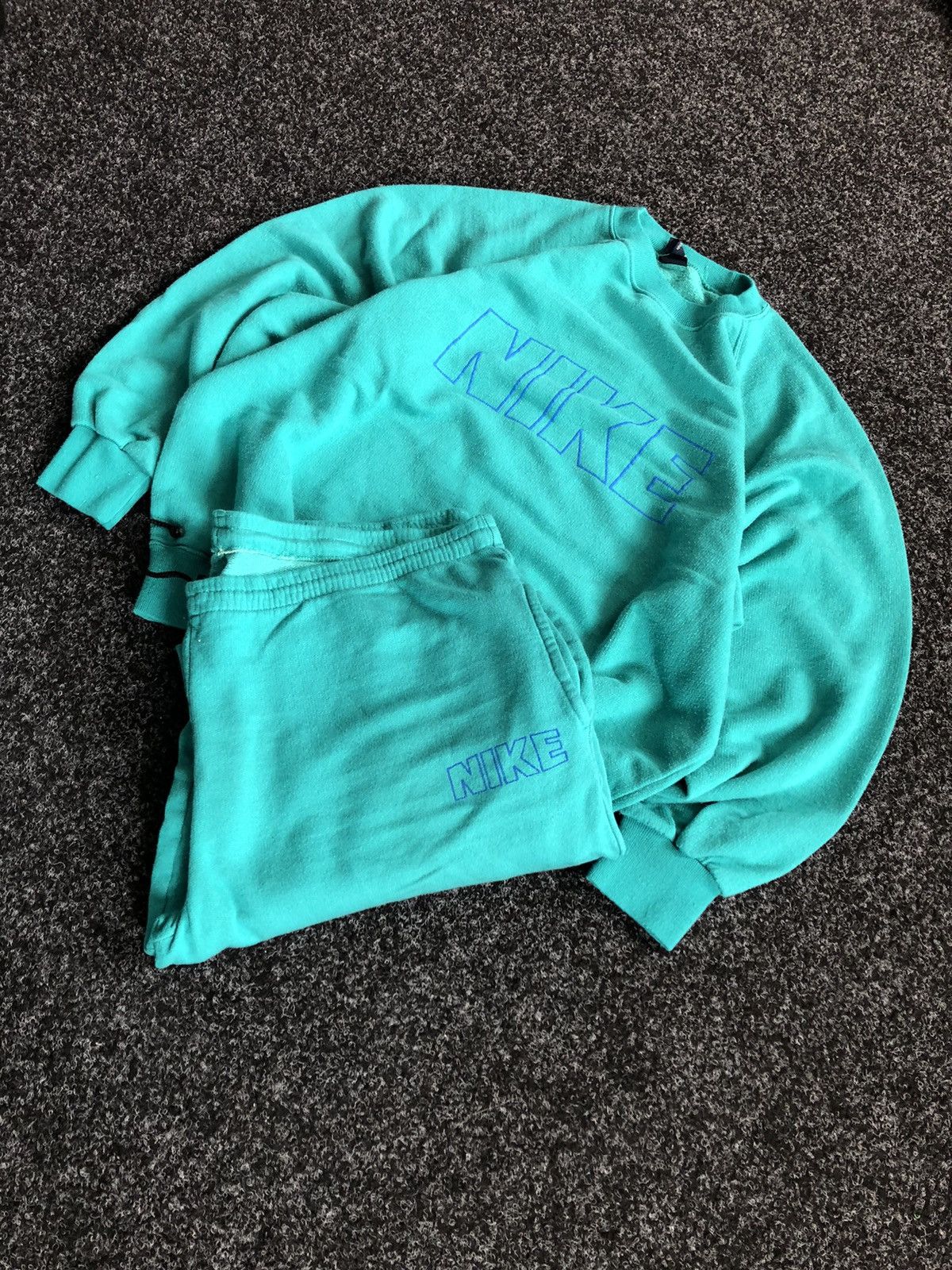 image of 60Snike Track Suit Big Logo Print Vintage Archive Y2K in Green, Men's (Size XL)